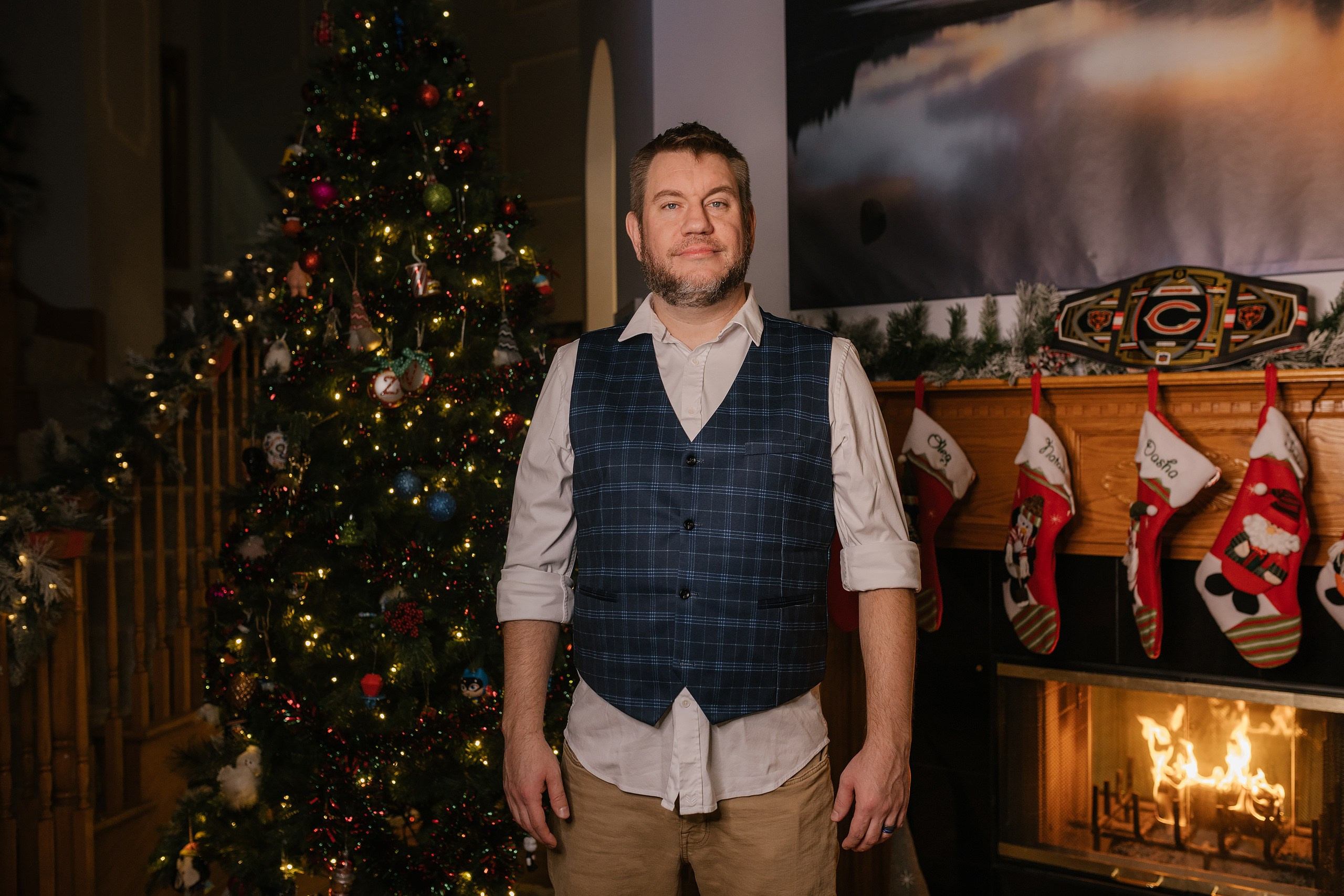 12.07.2025 Christmas Photoshoot. Wedding family event photographer in Chicago Nick Yushevich