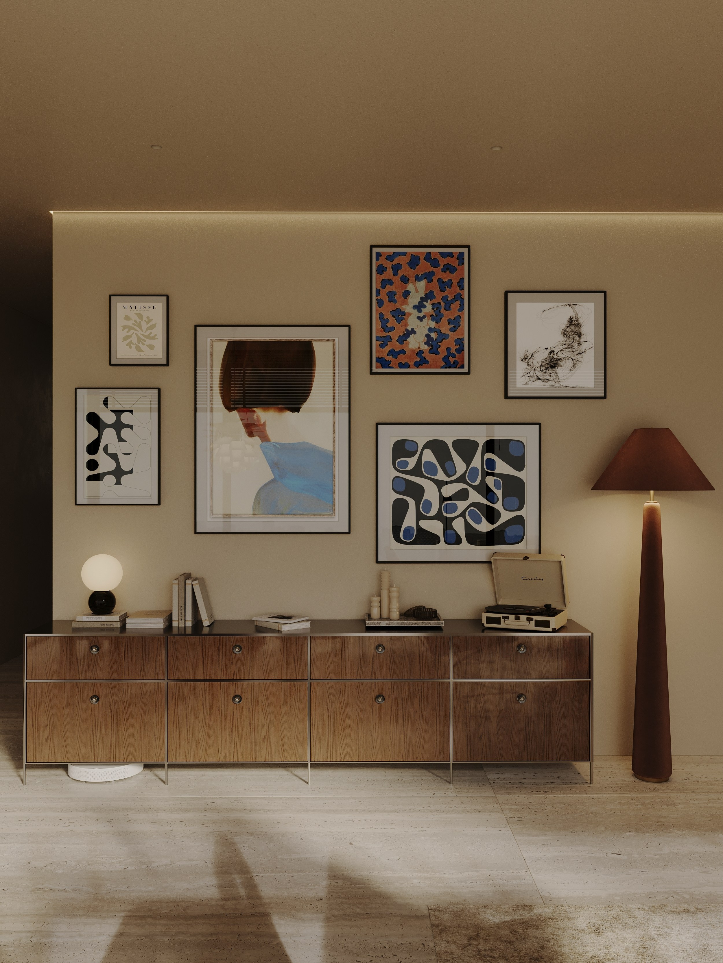 AS [Midcentury vibes]. Anastasia Sorochin| 3d Visualization