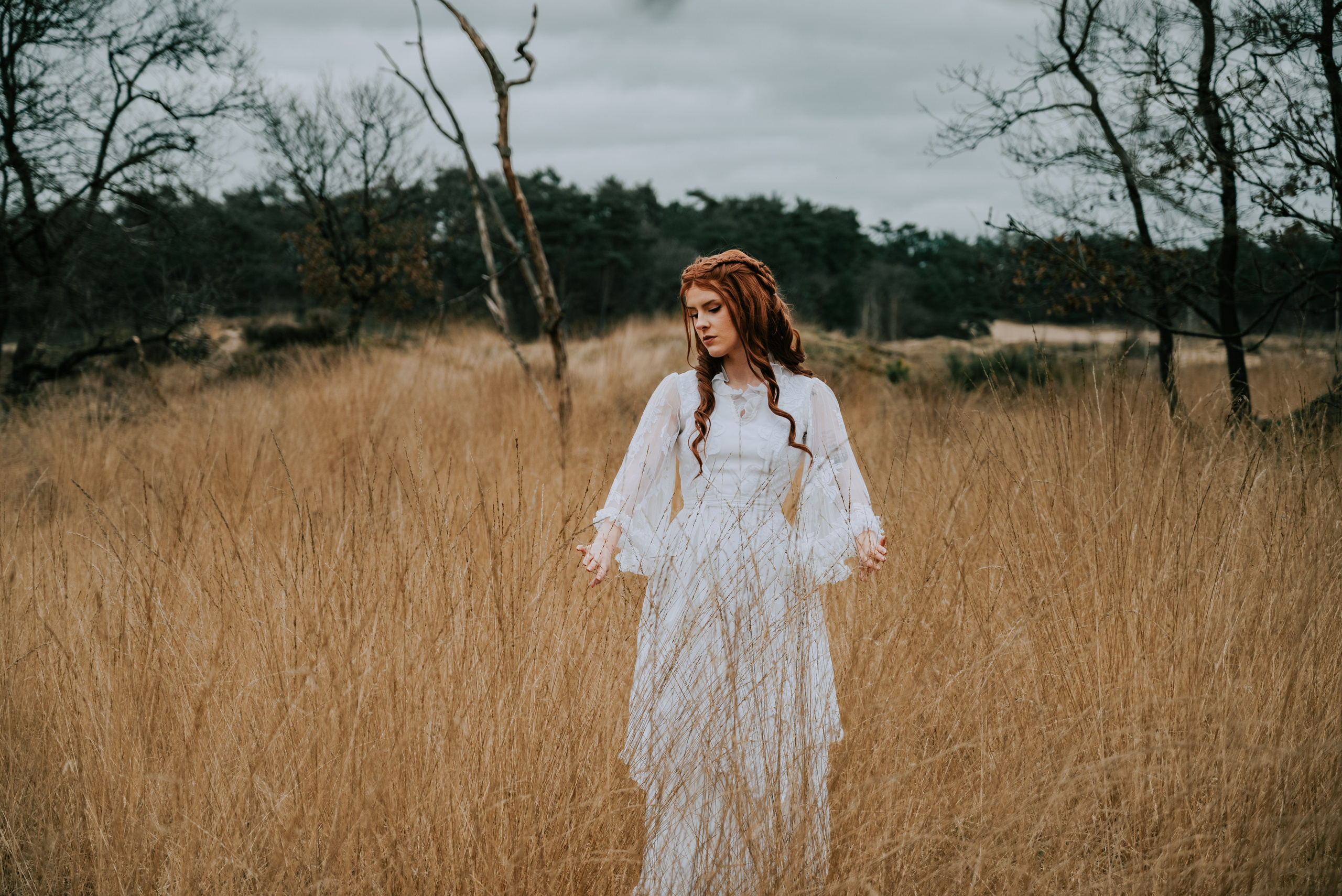 Dutch Folklore in the Fields of Lowlands, Witte Wieven. Moth & Moss Photography