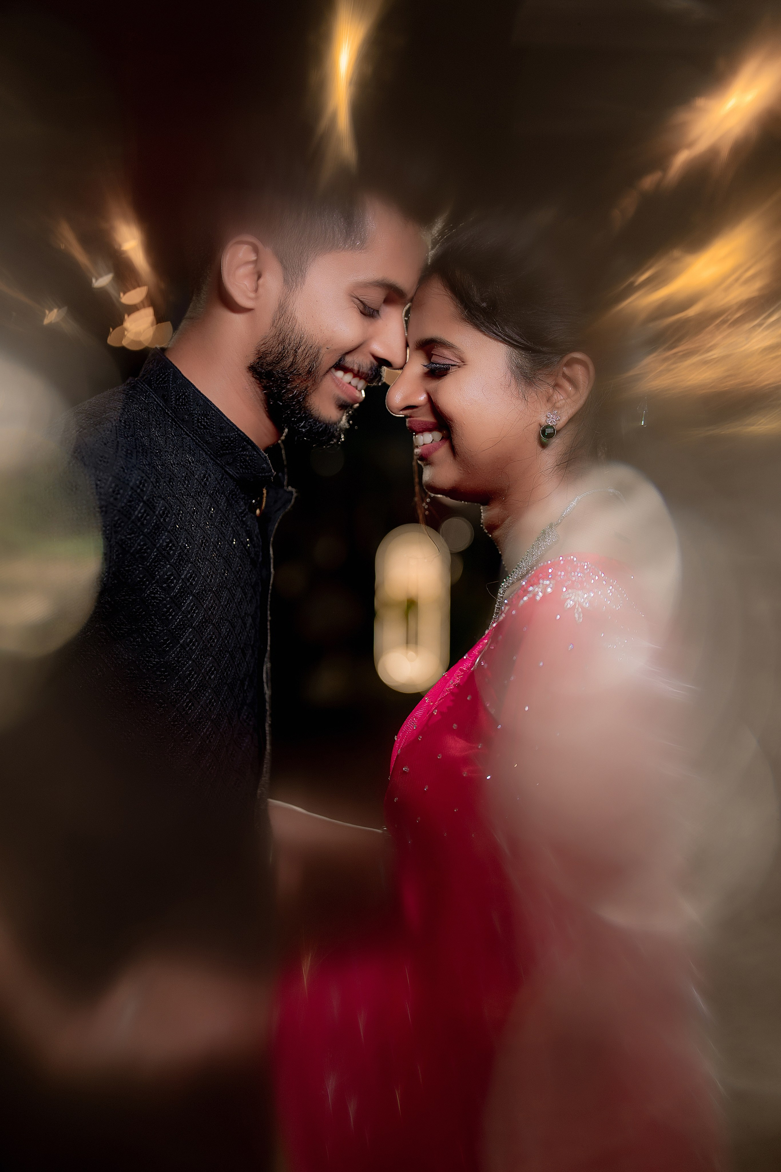 Engagement Ft. Aneesha & Mathew. Fine art Wedding Photographers in India & Canada