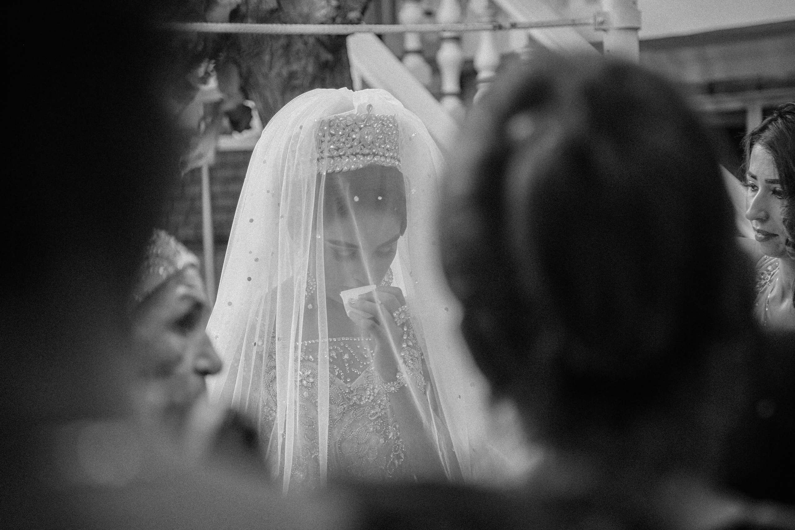 Tajik wedding, portrait of Asian bride, wedding dress. Wedding and family photographer in Cork, Ireland. Tigran