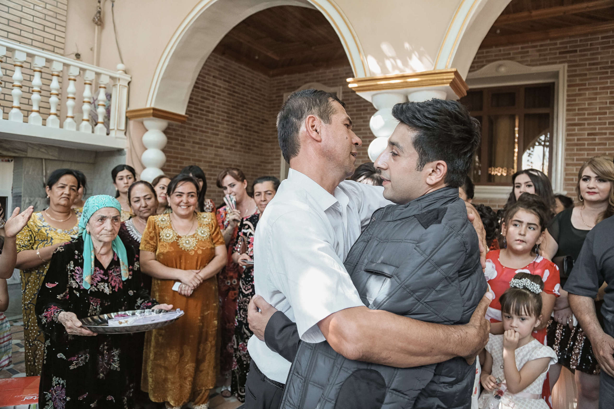Tajik wedding, portrait of Asian bride, wedding dress. Wedding and family photographer in Cork, Ireland. Tigran