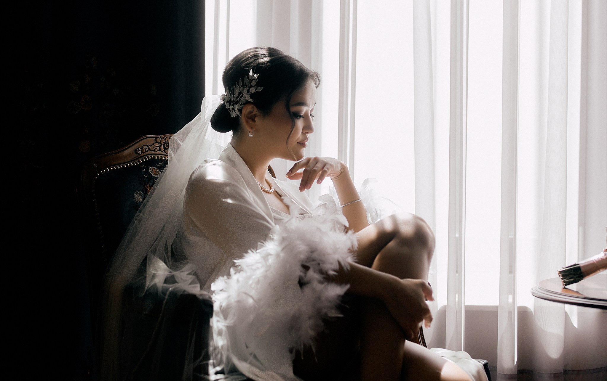 нежный портрет невесты