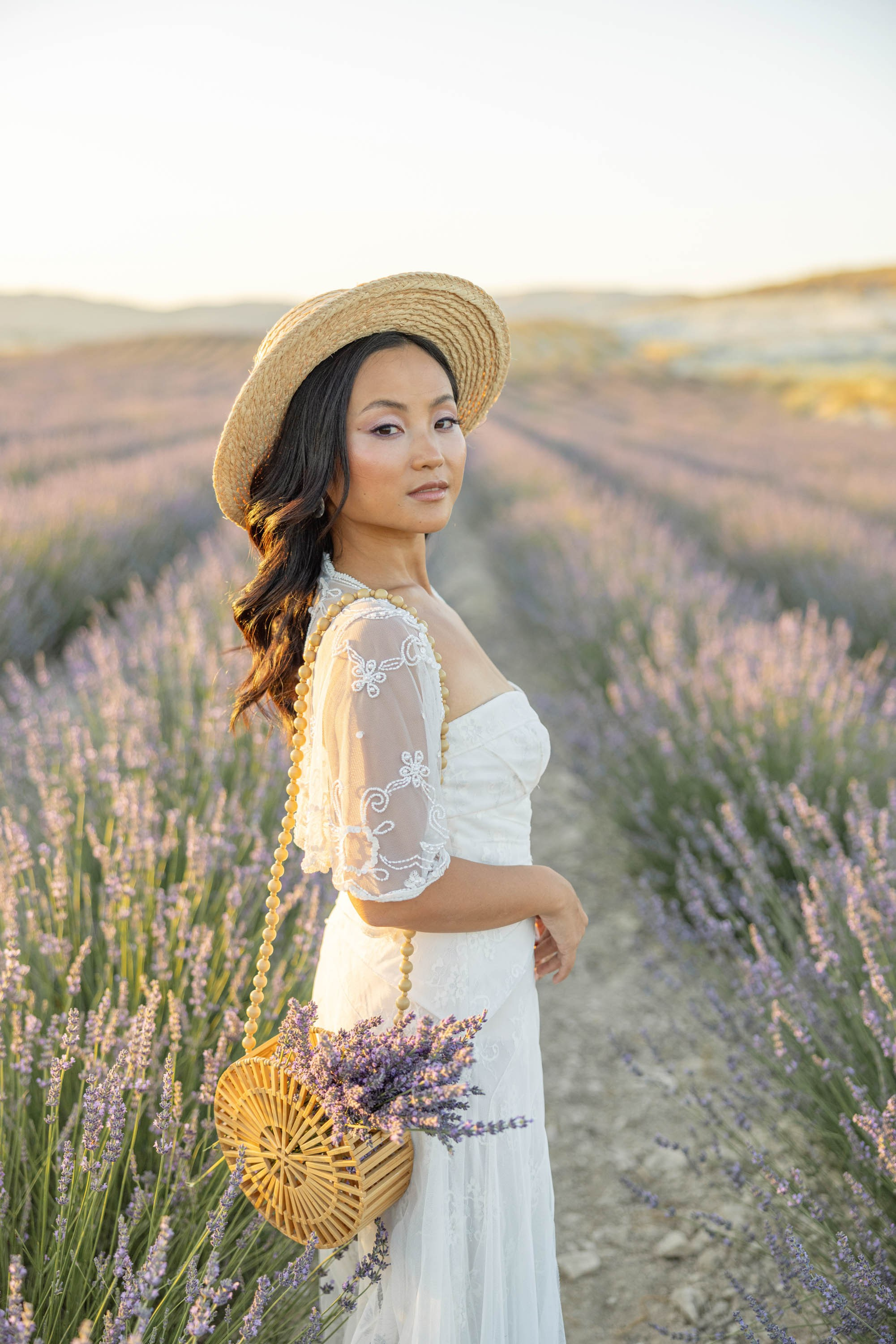 Dreamy Photoshoot in a Lavender Field. Julia Ganch I Fashion Wedding Photography I Cappadocia Turkey