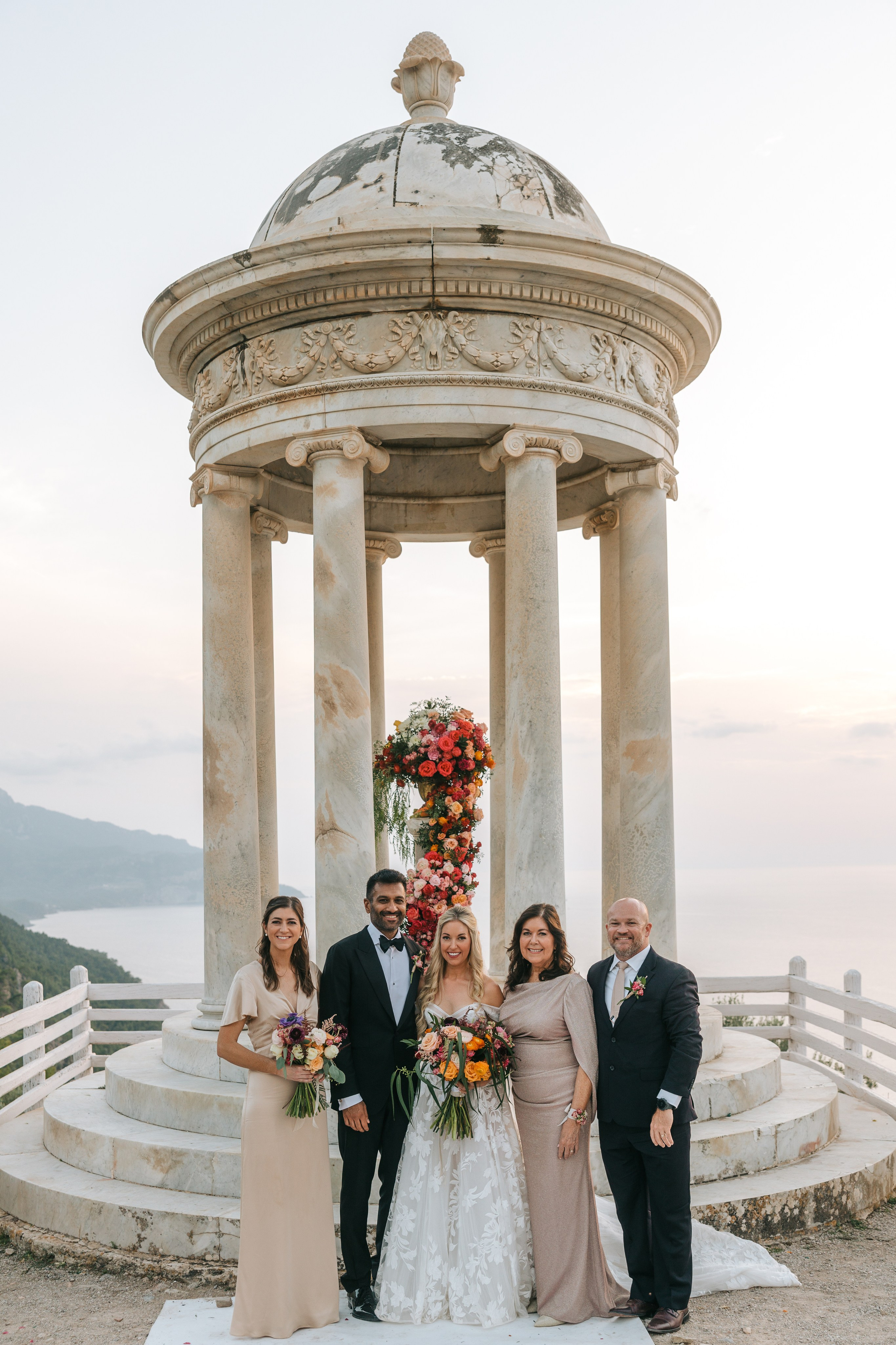 Mallorca venue Son Marroig for this LA Wedding Ceremony. Wedding Celebrant in Mallorca Iban Collin