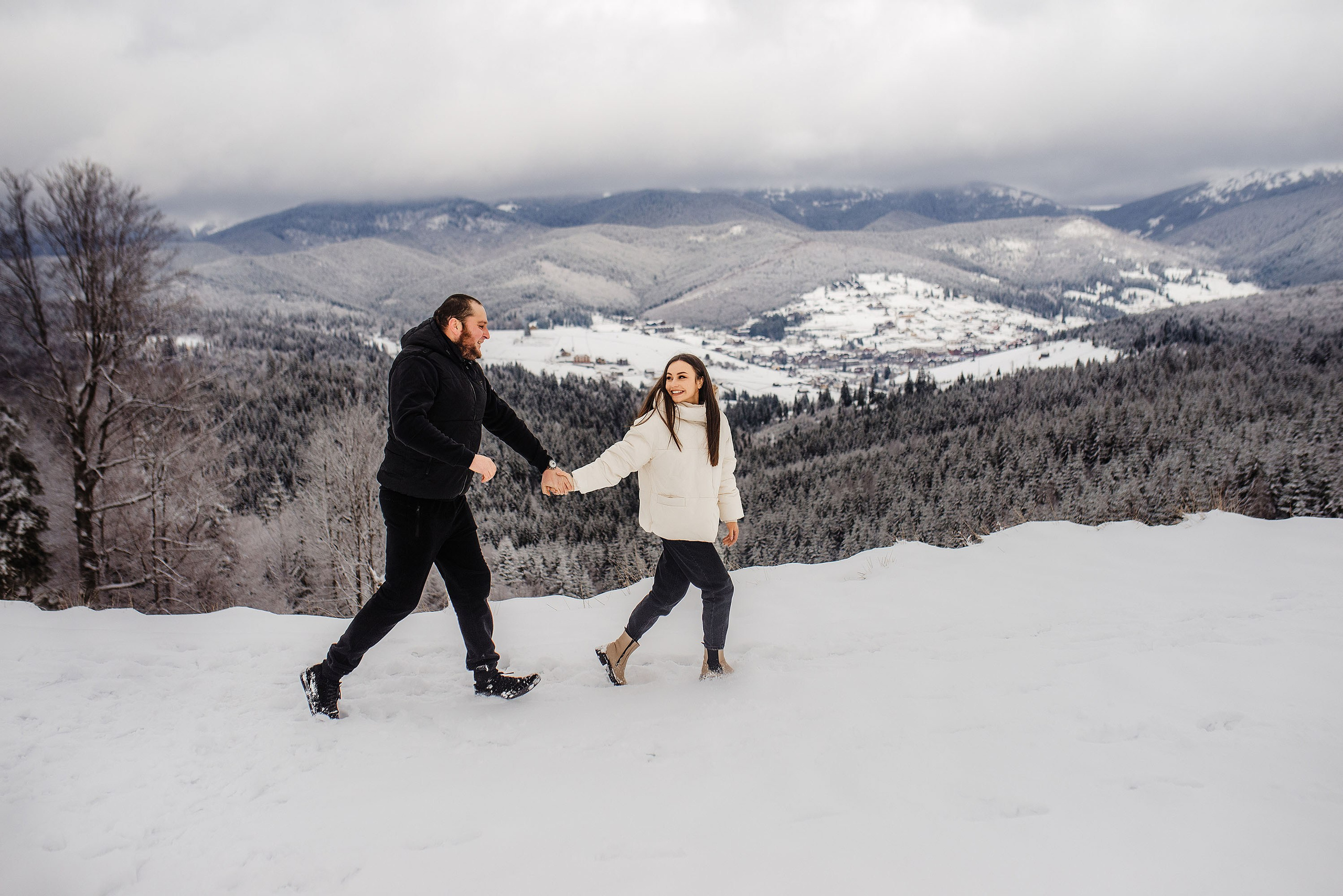 Освідчення Назар та Іванна Буковель. Весільний та портретний фотограф Кизим Арсен