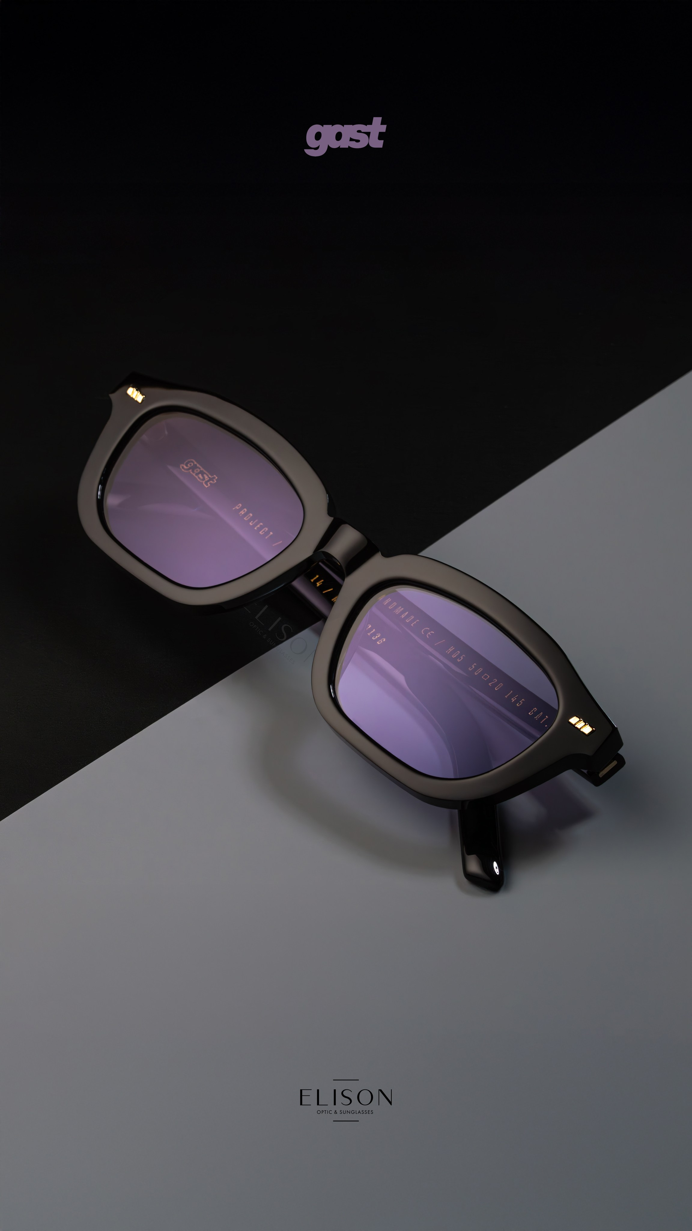 Fashion glasses. Ellstudio film production