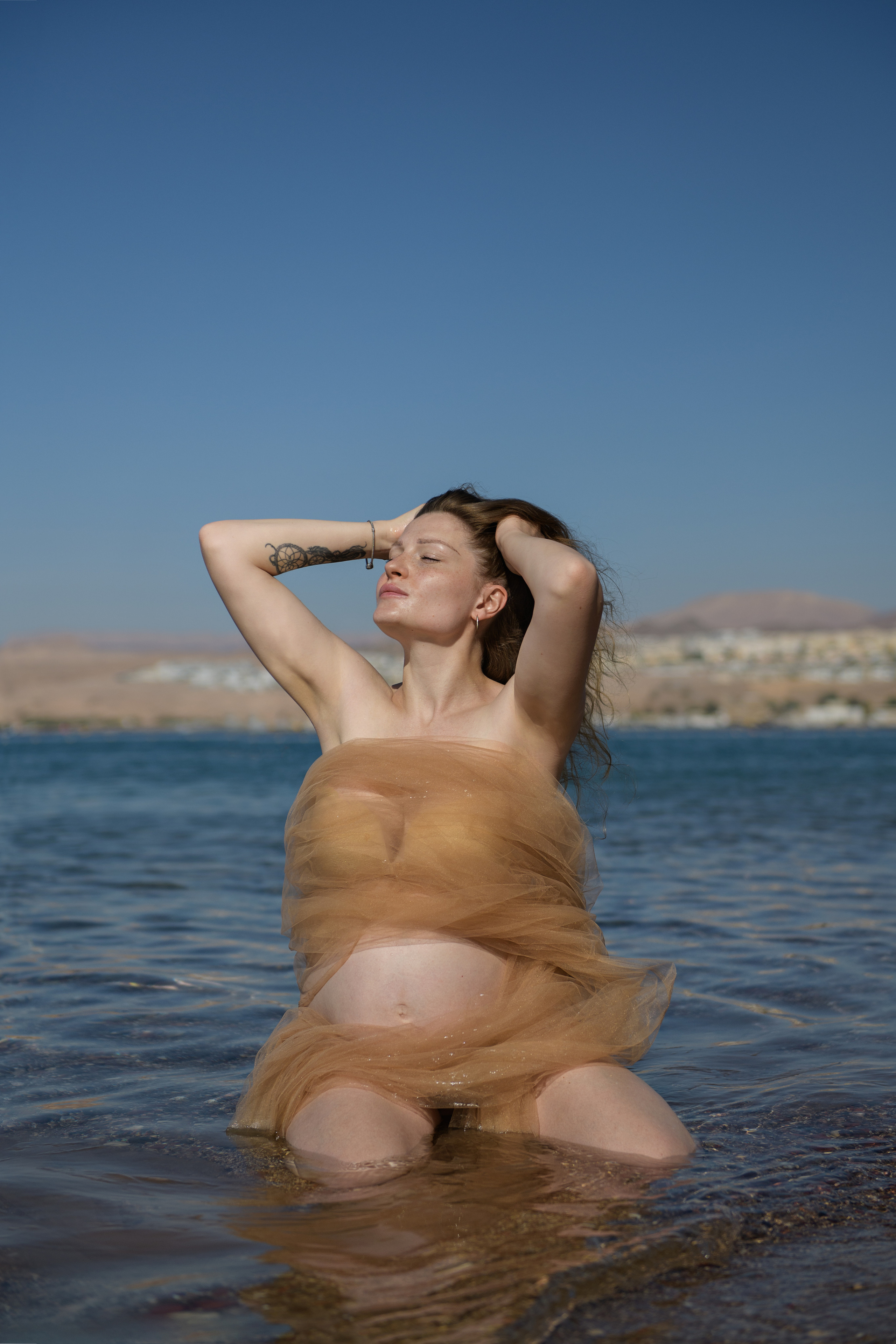 Pregnancy photoshooting on the sea beach for Julia & Dmytriy. Семейный детский беременности love-story фотограф Эйлат Израиль Ольга Амчиславски