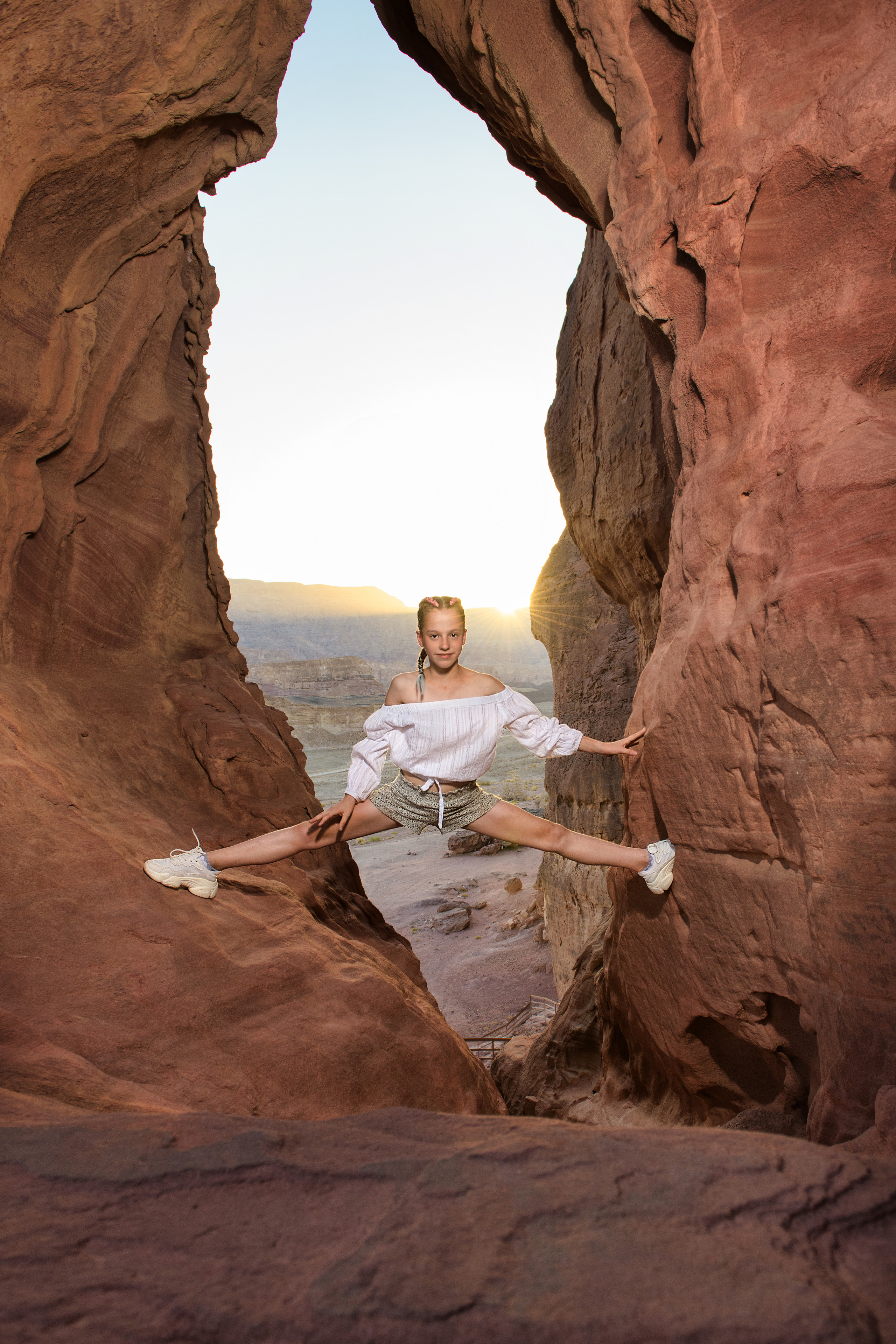 Vivi's Batmizva in the Timna desert. Семейный детский беременности love-story фотограф Эйлат Израиль Ольга Амчиславски