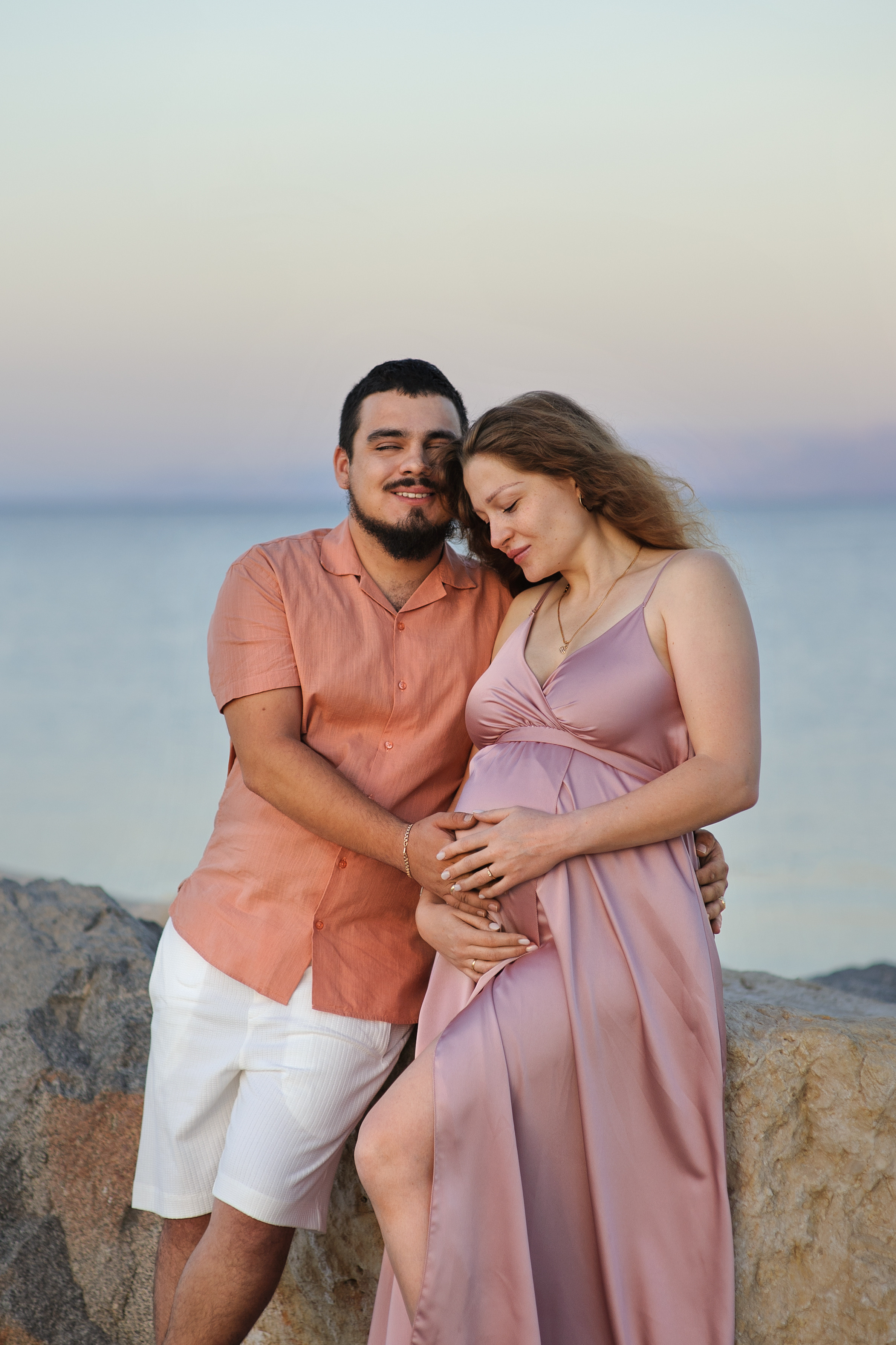 Pregnancy photoshooting on the sea beach for Julia & Dmytriy. Семейный детский беременности love-story фотограф Эйлат Израиль Ольга Амчиславски