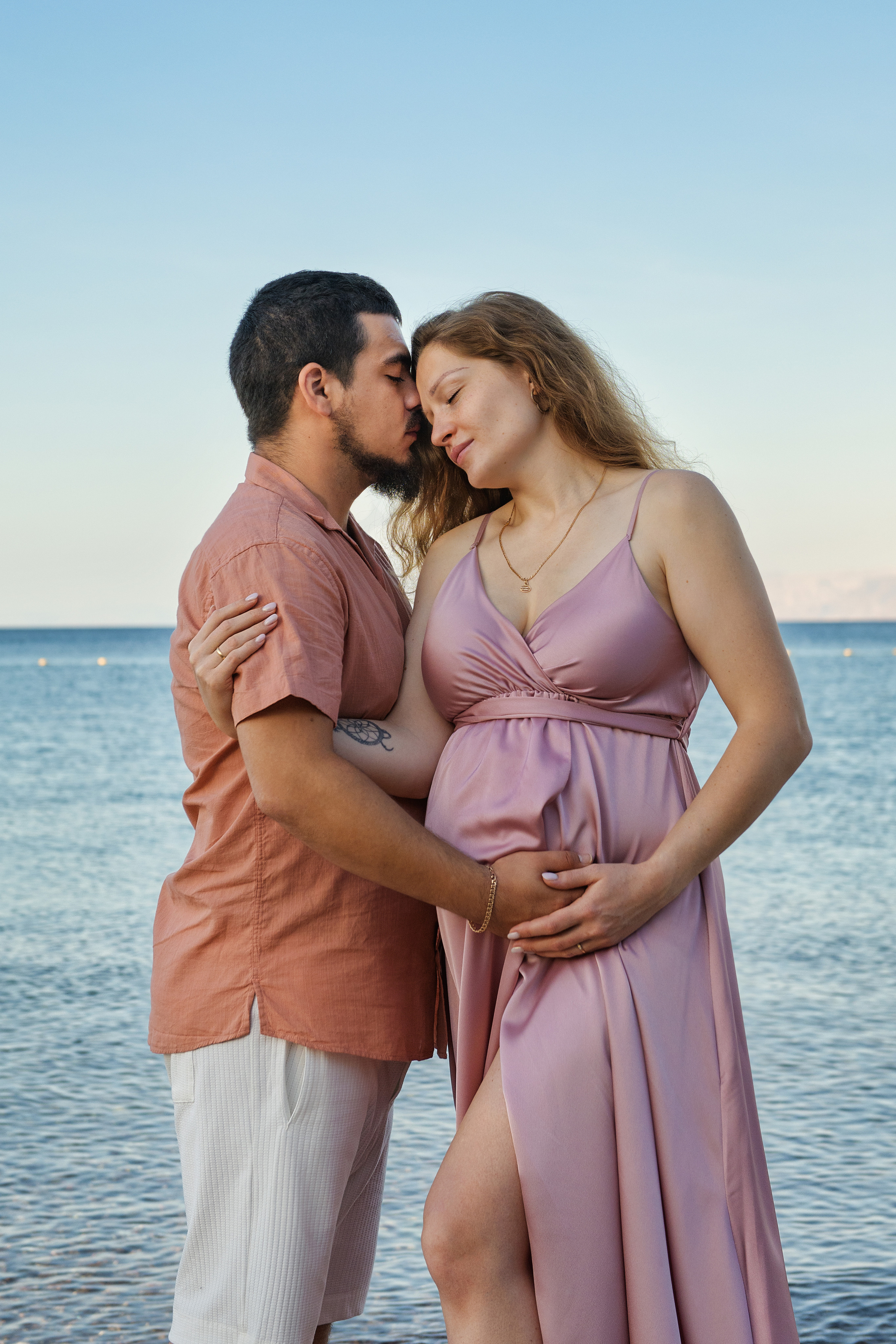Pregnancy photoshooting on the sea beach for Julia & Dmytriy. Семейный детский беременности love-story фотограф Эйлат Израиль Ольга Амчиславски