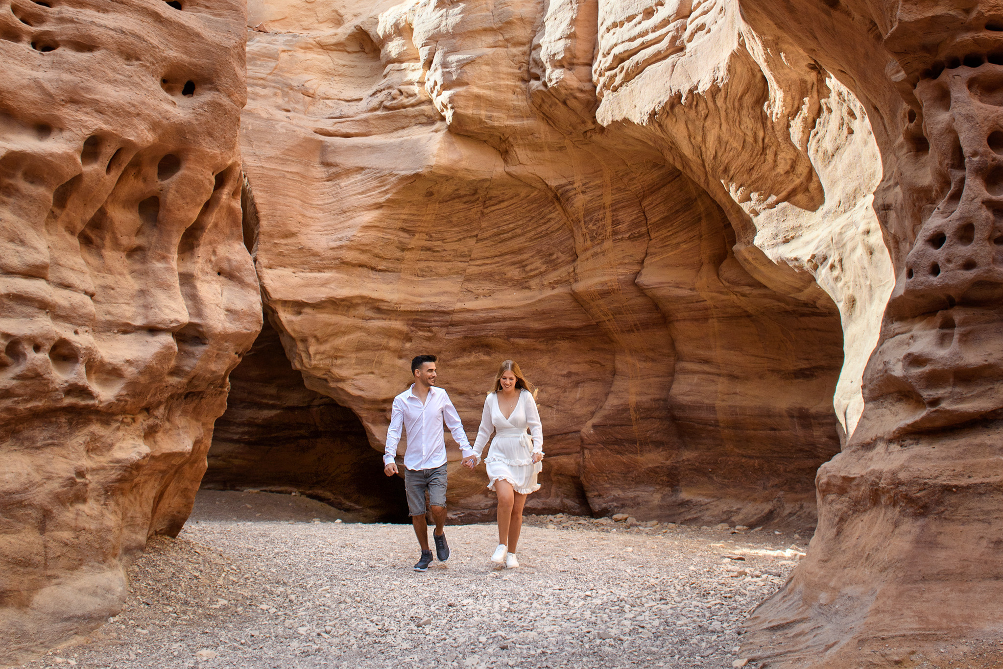 Red Canyon_ «Save the date» Tamar & Dolev. Family children pregnancy love stories photographer in Eilat Israel Olga Amchislavsky