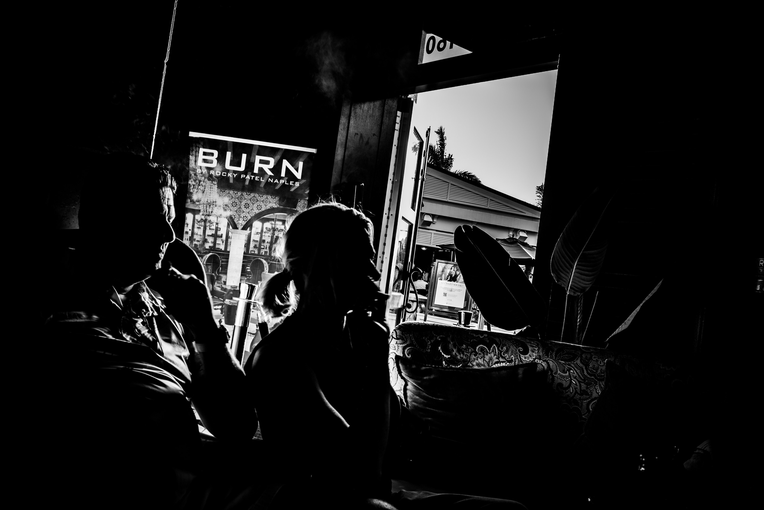 Burn Black and White Series. Out and About 239