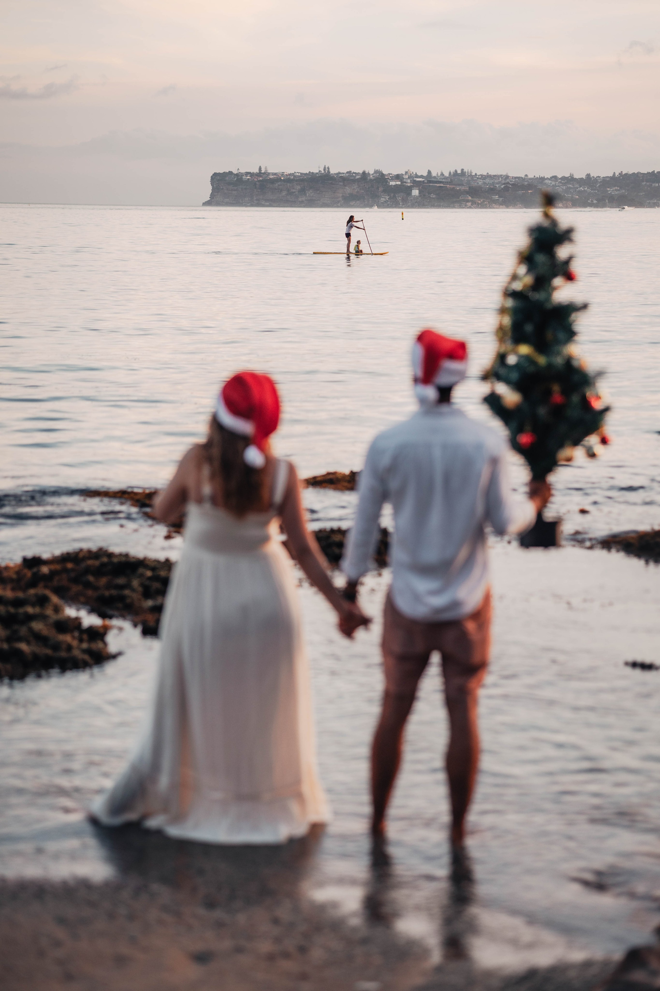Heather + Tulio + Pregnant + Christmas. True Story Photography