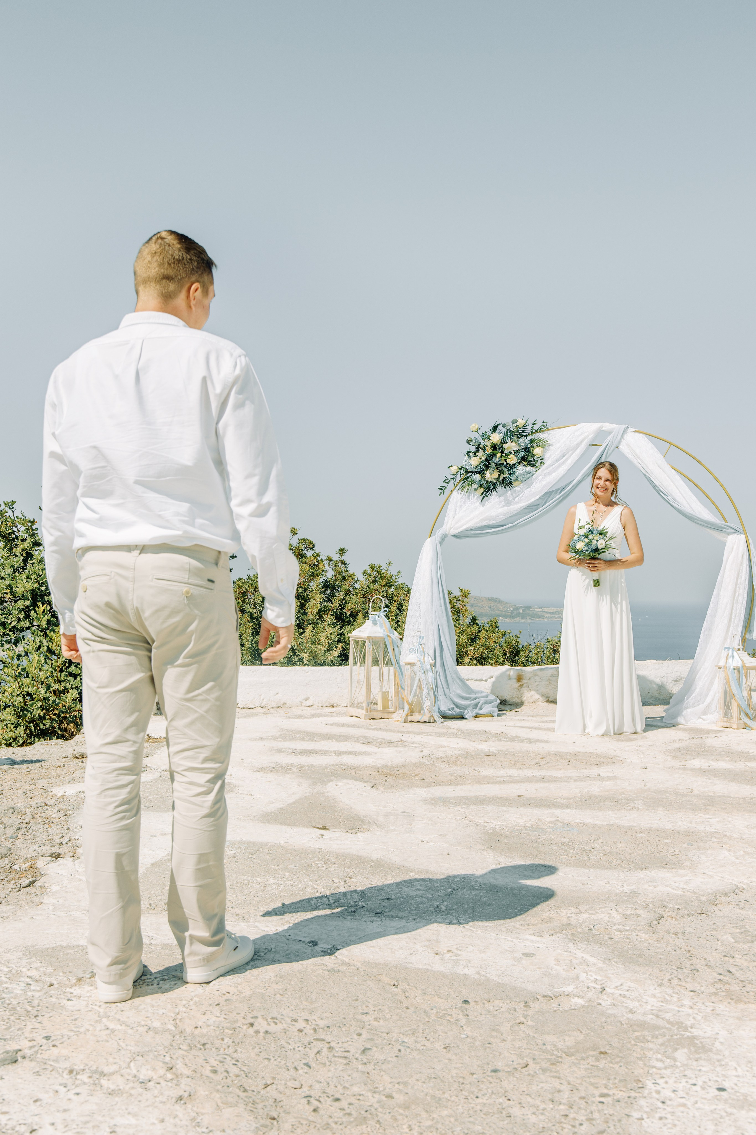 Ricardo and Justin. Renate Woeste | Wedding planner in Rhodes. Creating dream weddings by the sea. Let’s make your special day unforgettable