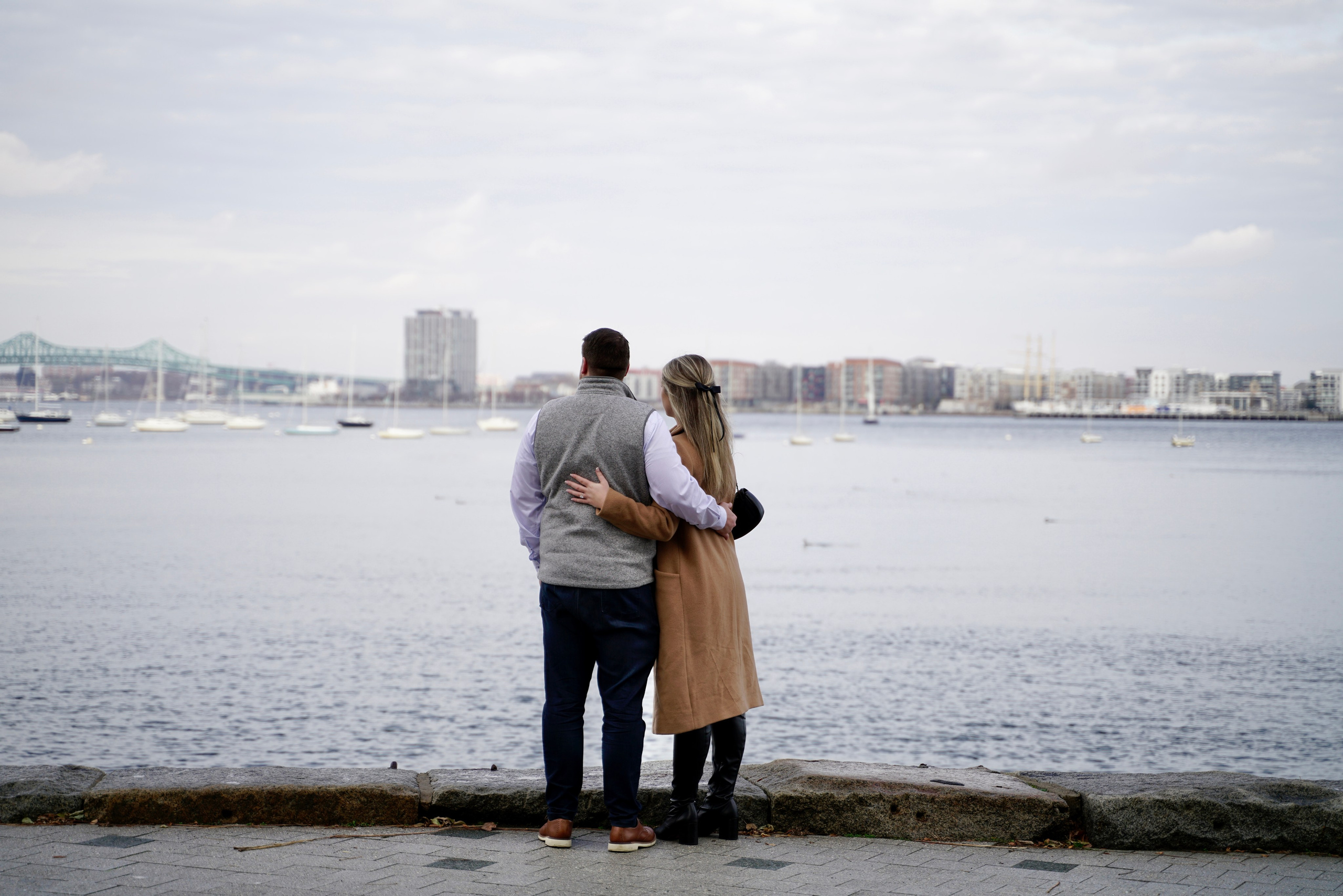 Charles and Helen at Seaport. Stefanovich Photography | Boston, MA