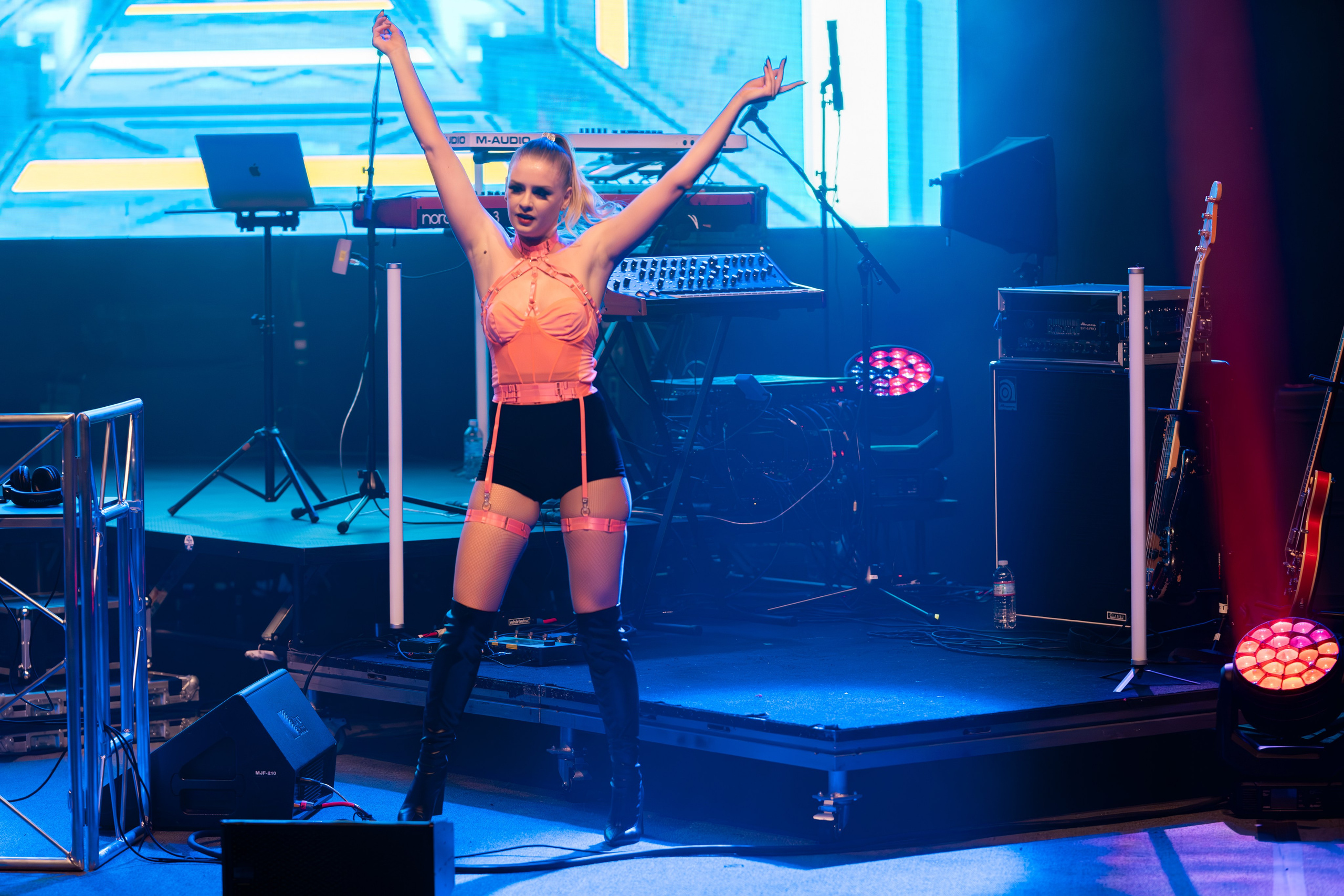 INNA / 2024. Reportage concert portrait photography in the San Francisco Bay Area