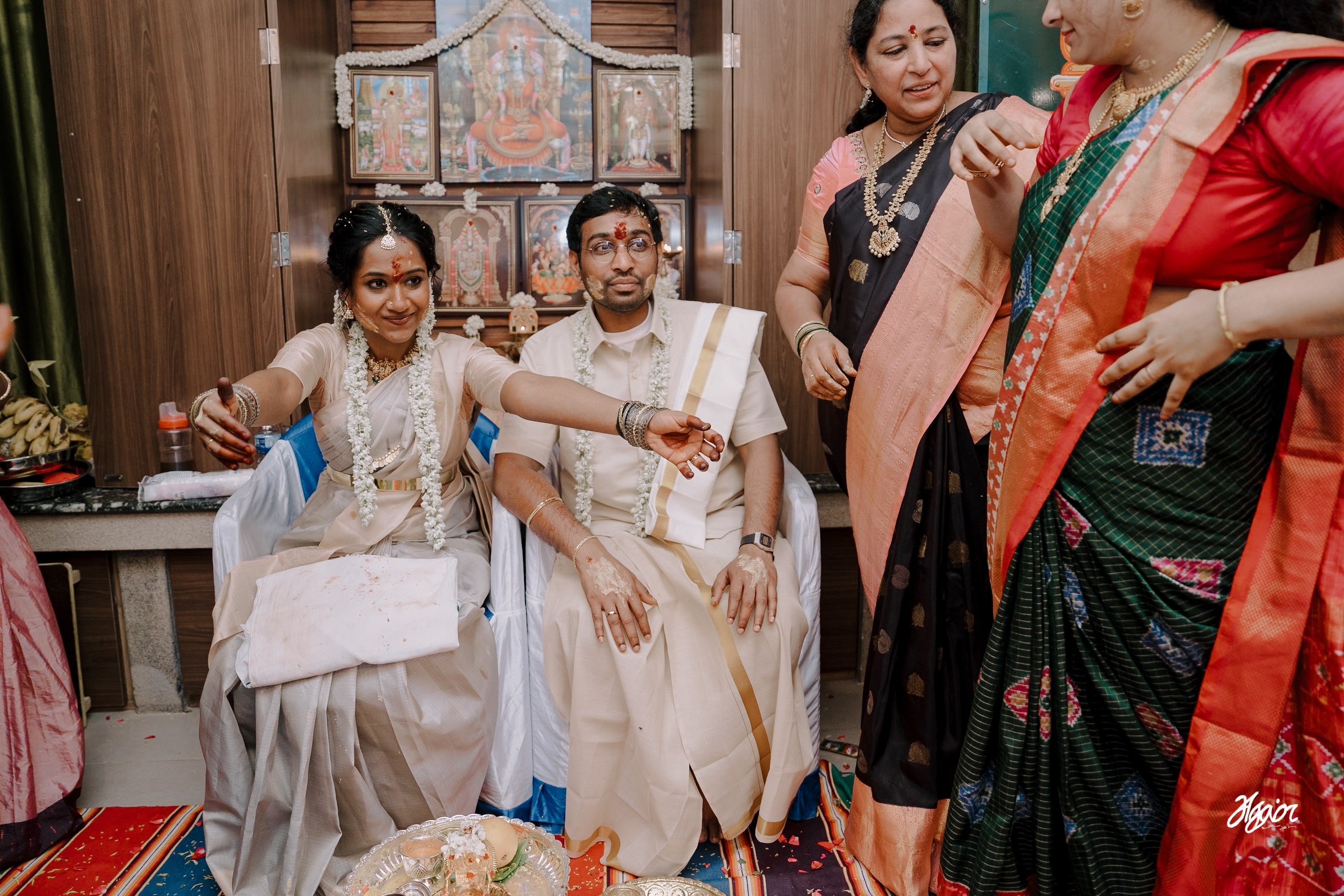 Wedding documentary photography in Pondicherry. Agam Vizha