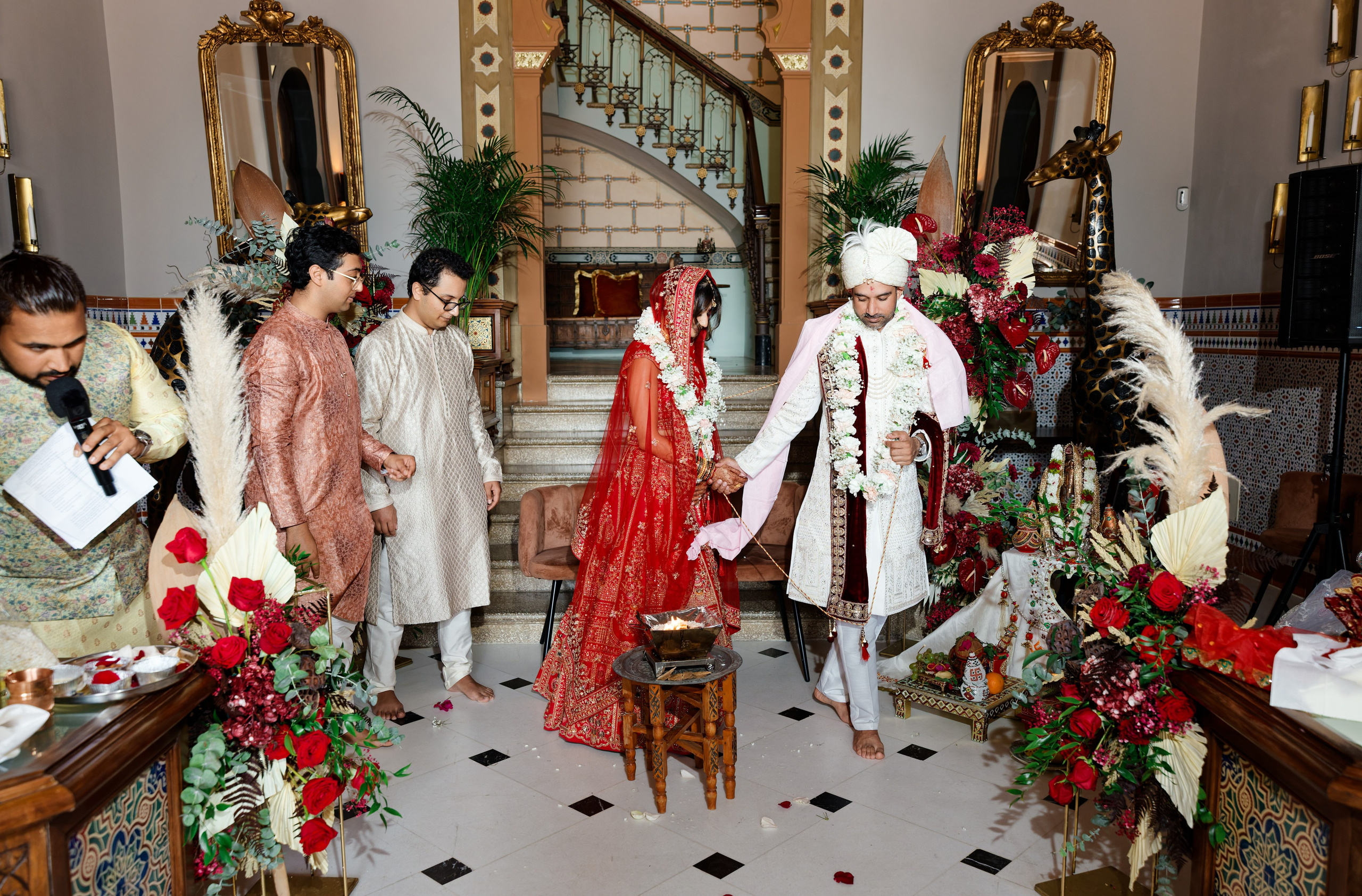 Indian wedding at Gran Villa Rosa, Barcelona