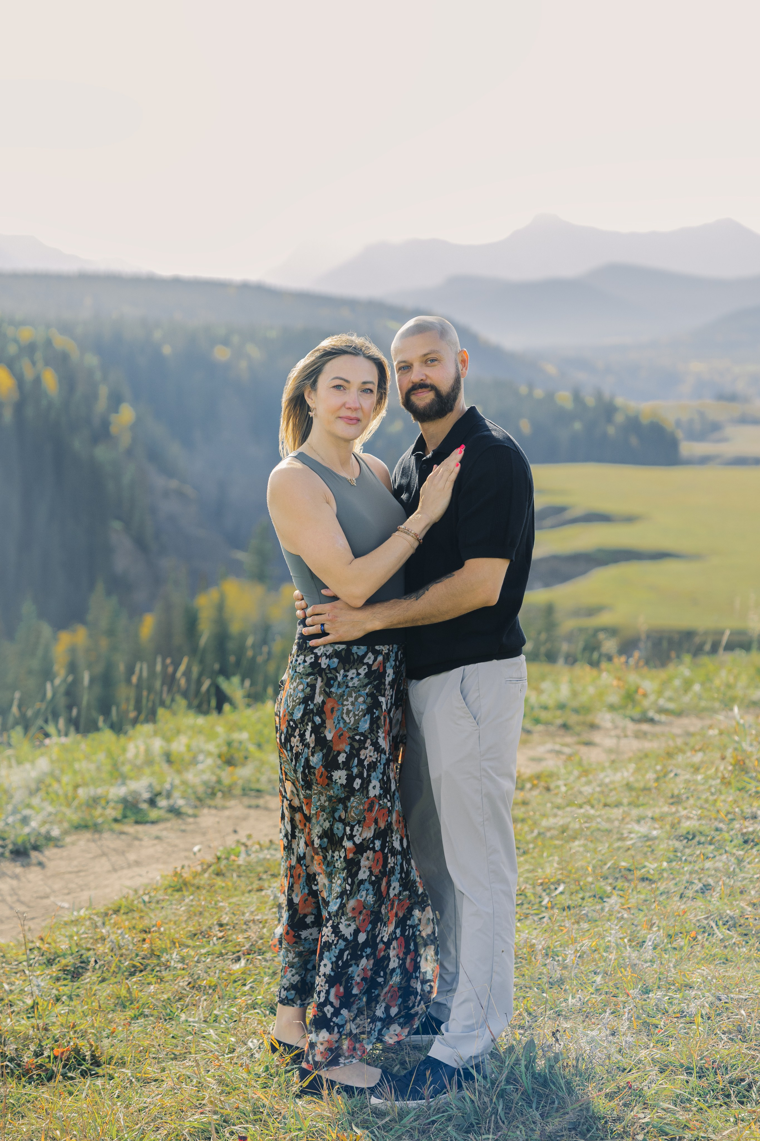 Aleksandra’s family. Home