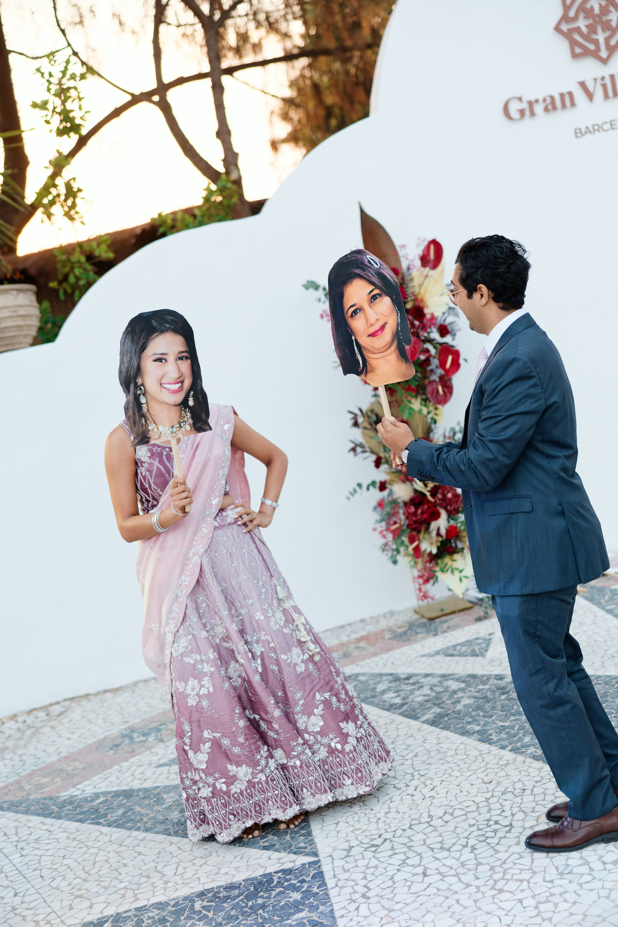 Indian wedding at Gran Villa Rosa, Barcelona