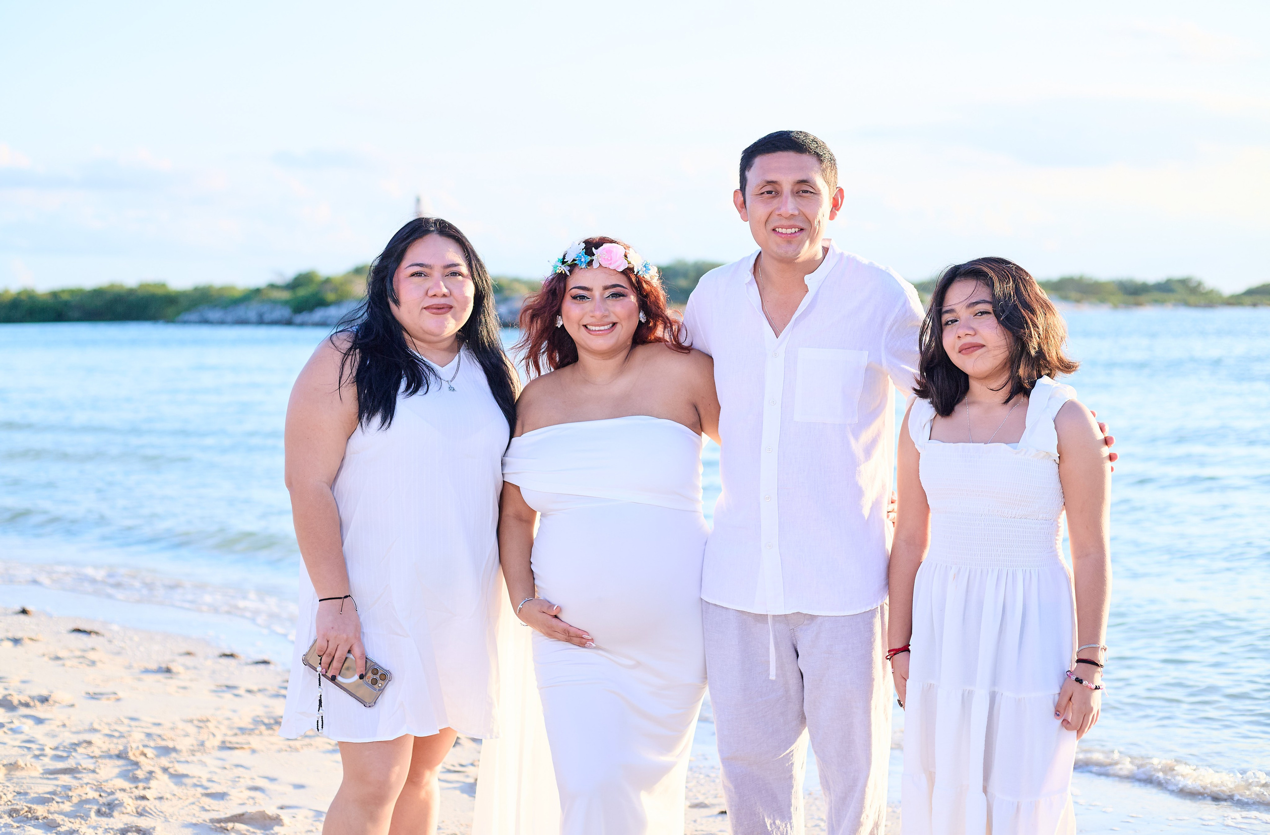 Suleymi y Familia. Christian Ku fotógrafo en Mérida, Yucatán