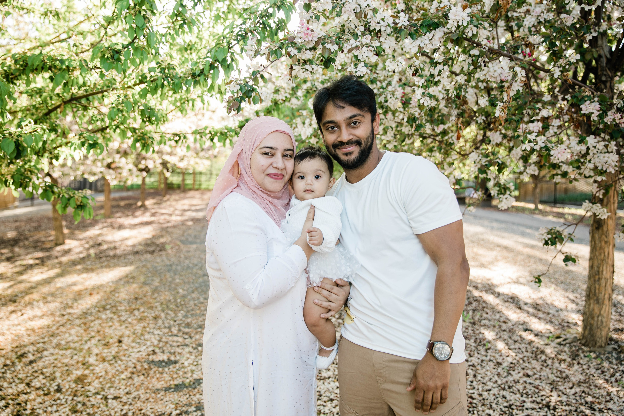 Nabeel Family Cherry Blossoms. Fotografía accesible en Calgary