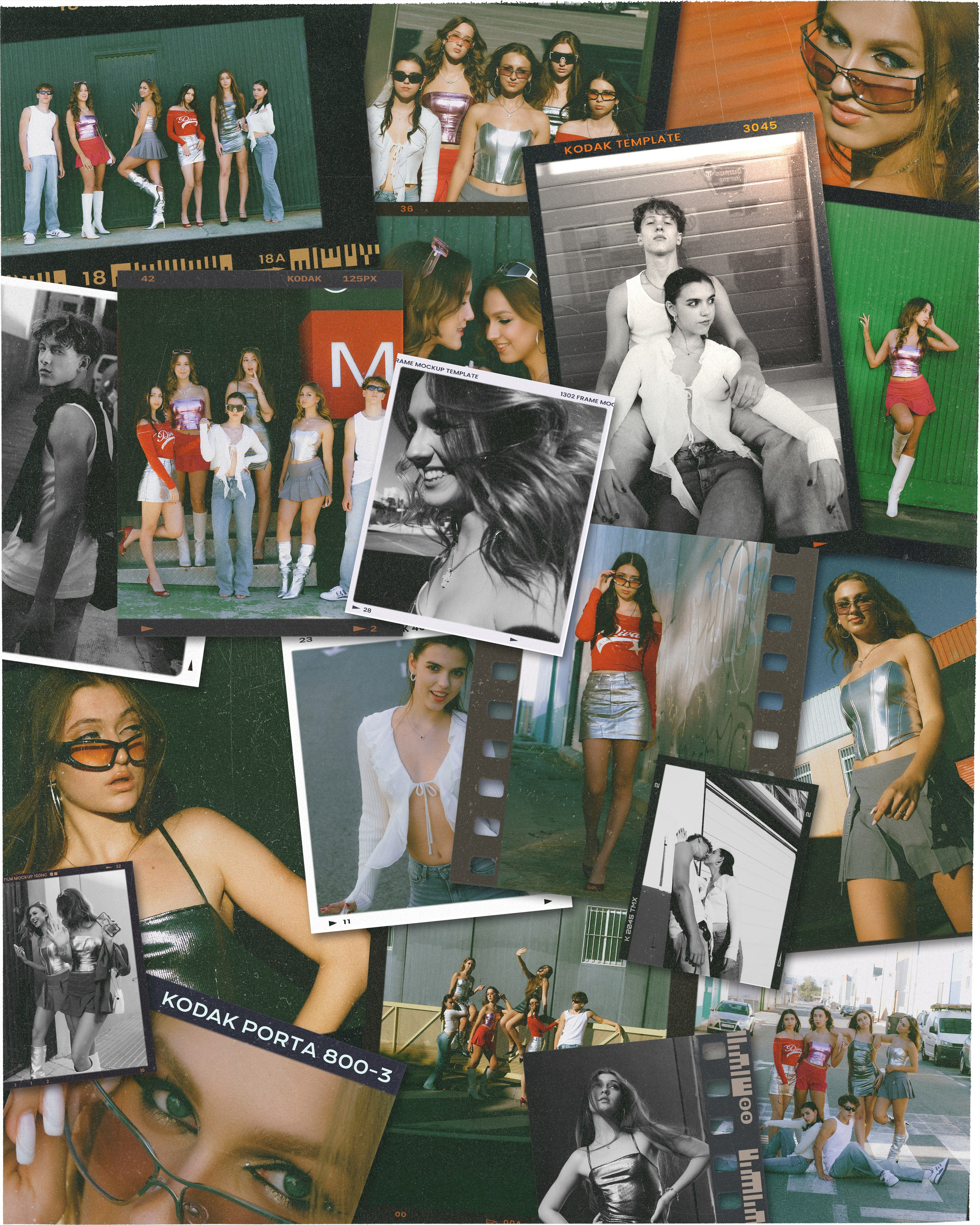 Фотограф в Гуардамаре: Стритстайл фотосессия подростков в стиле 2000-х