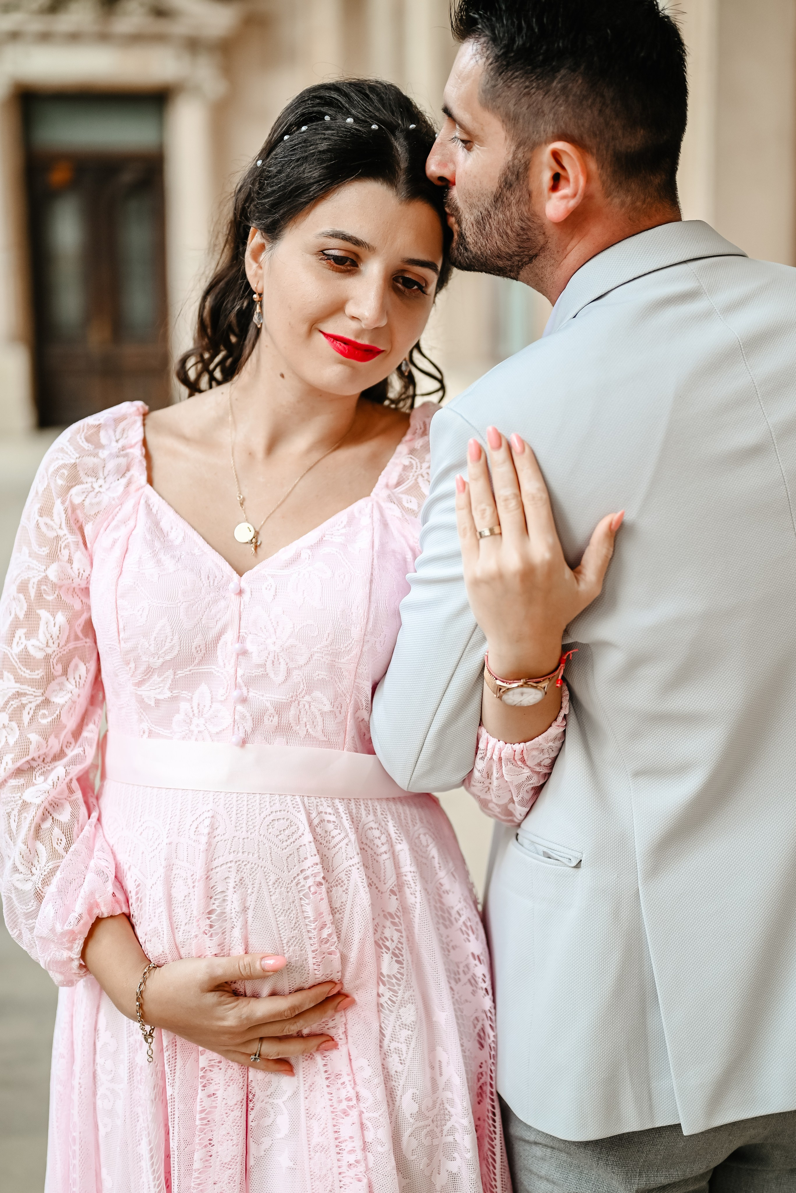Ședința maternitate Alexandra si Andrei, Calea Victoriei. Ana Maria Dragan Fotograf Evenimente