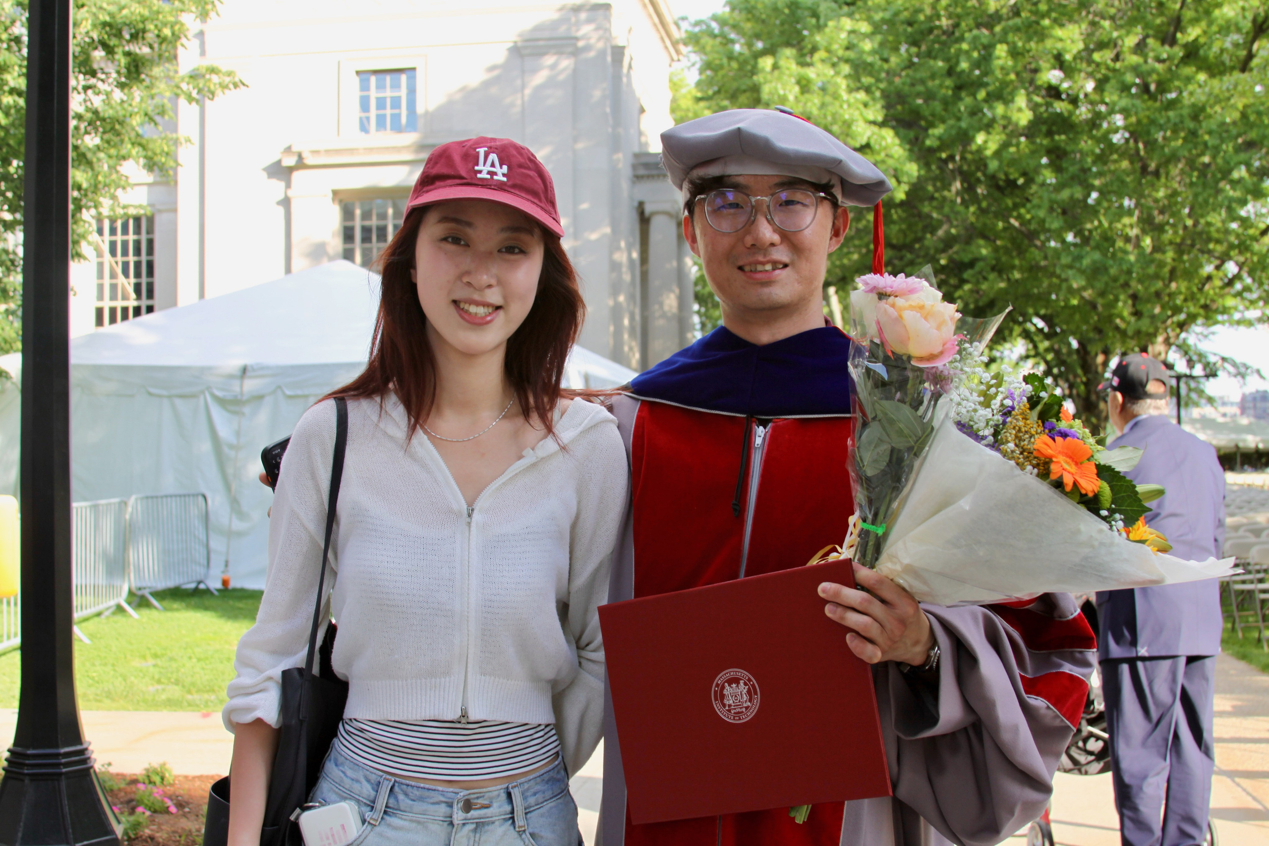 PhD graduation with Elton. Kelly Sang, graduation and portrait photographer in Boston
