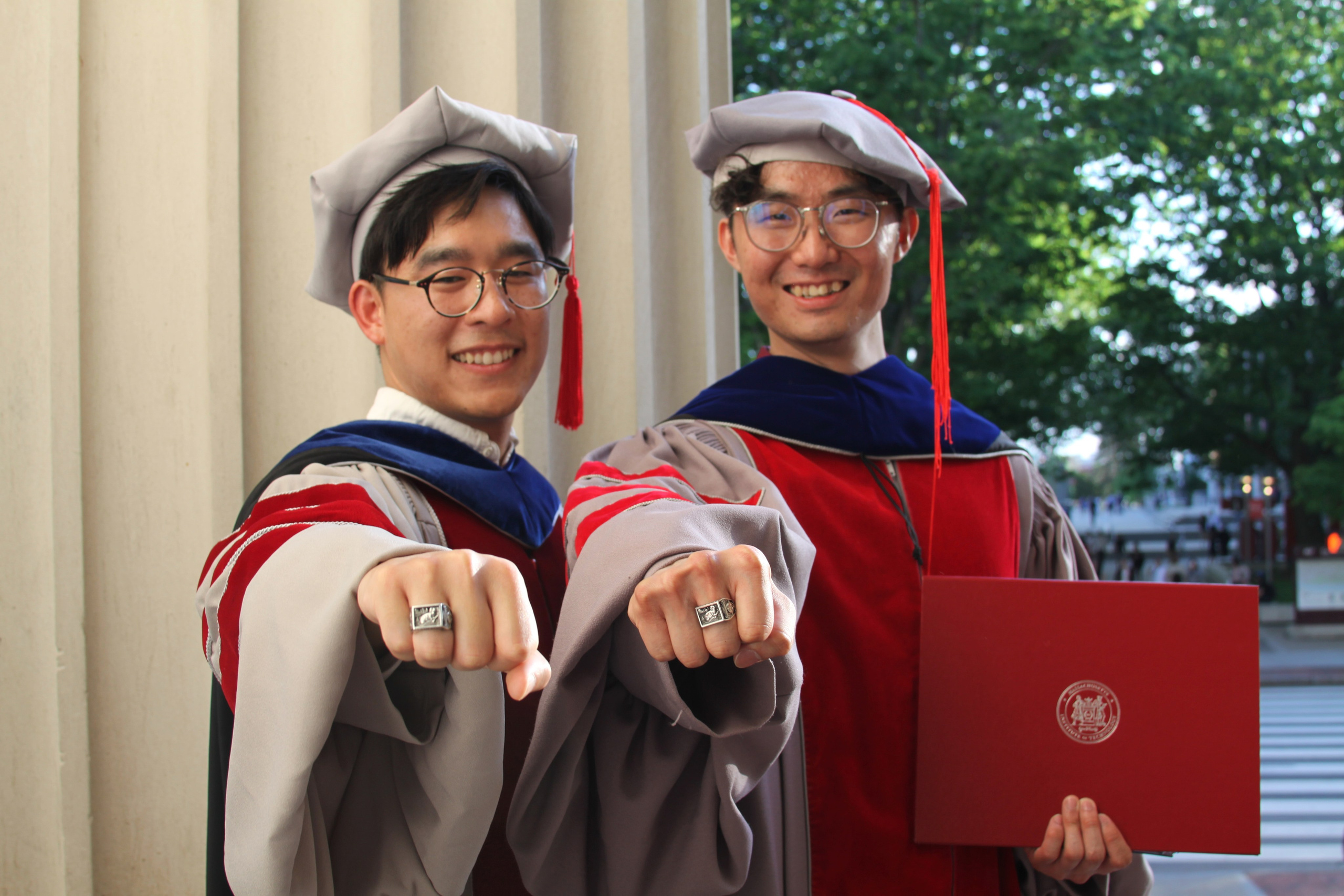 PhD graduation with Elton. Kelly Sang, graduation and portrait photographer in Boston