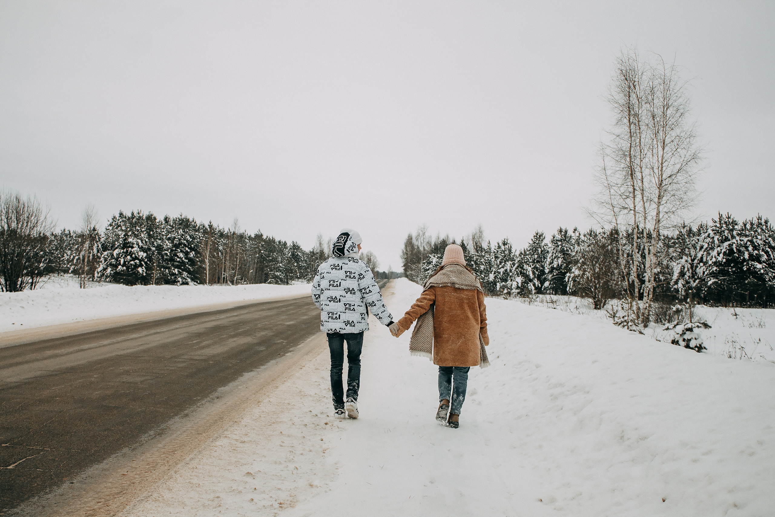 Зимний лес. Свадебный и портретный фотограф в Белграде Екатерина Македонская