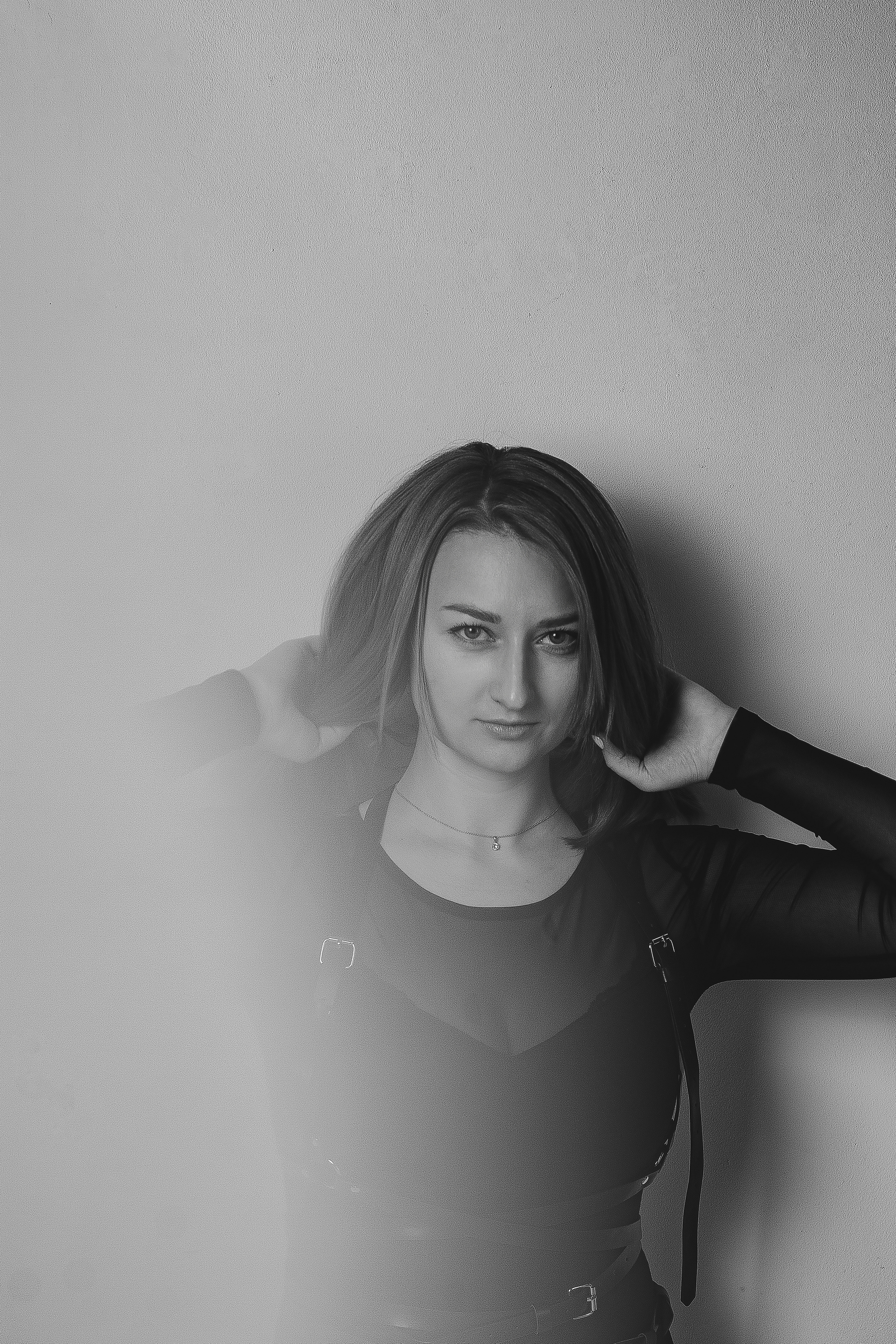 Nastya in the studio. Wedding and portrait photographer in Beograd Ekaterina Makedonskaya