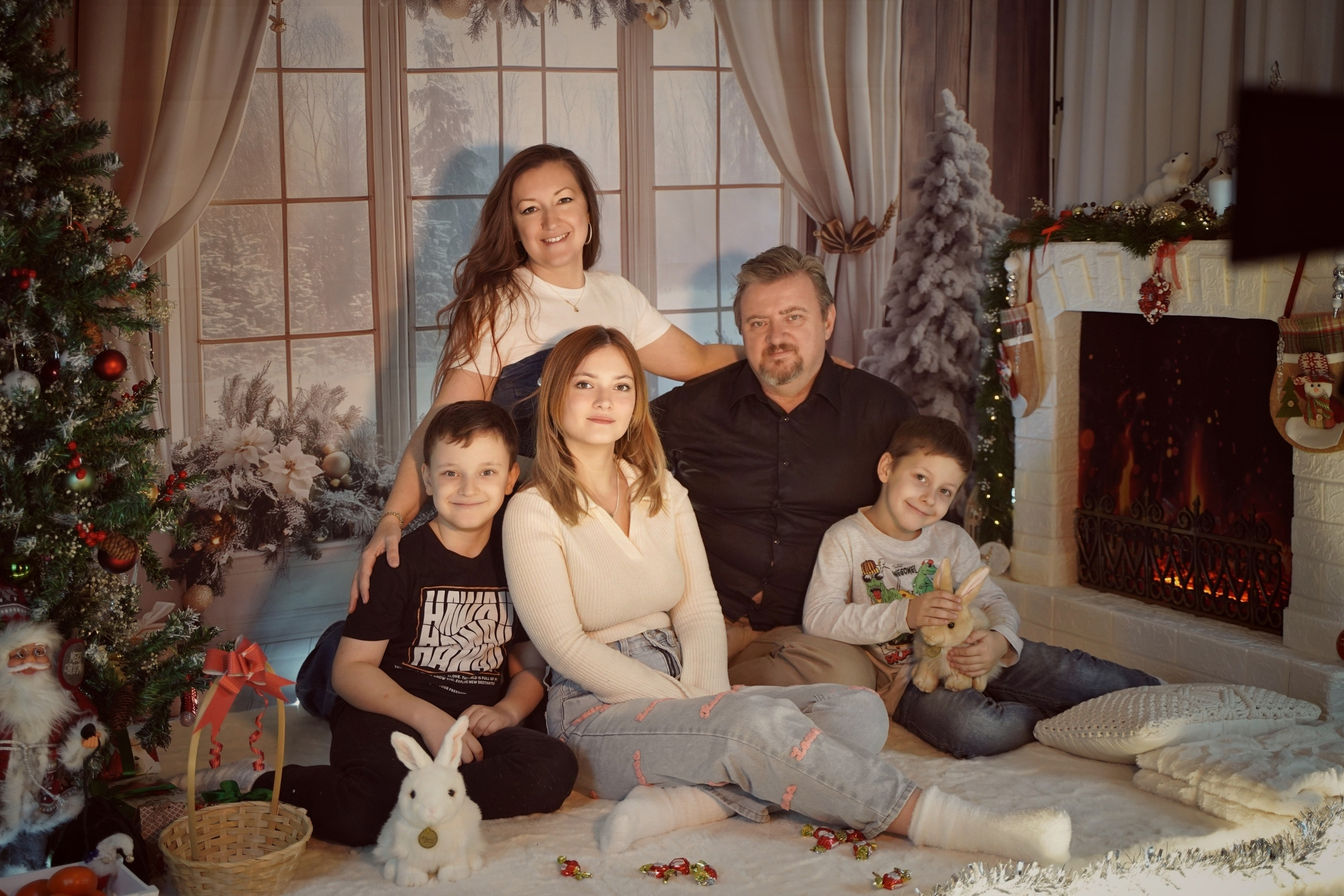 Семейный вечер в Новый год. Фотограф. Визуал. Хайфа. Талья Цветкова