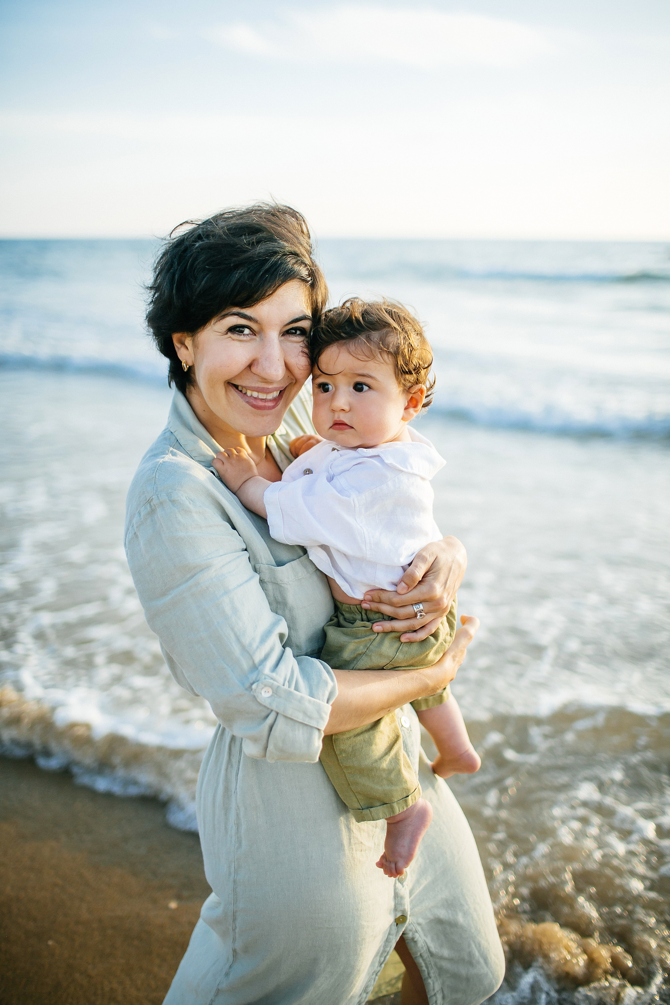 Studentim beach / Eithan 9 month. Family photographer in Israel