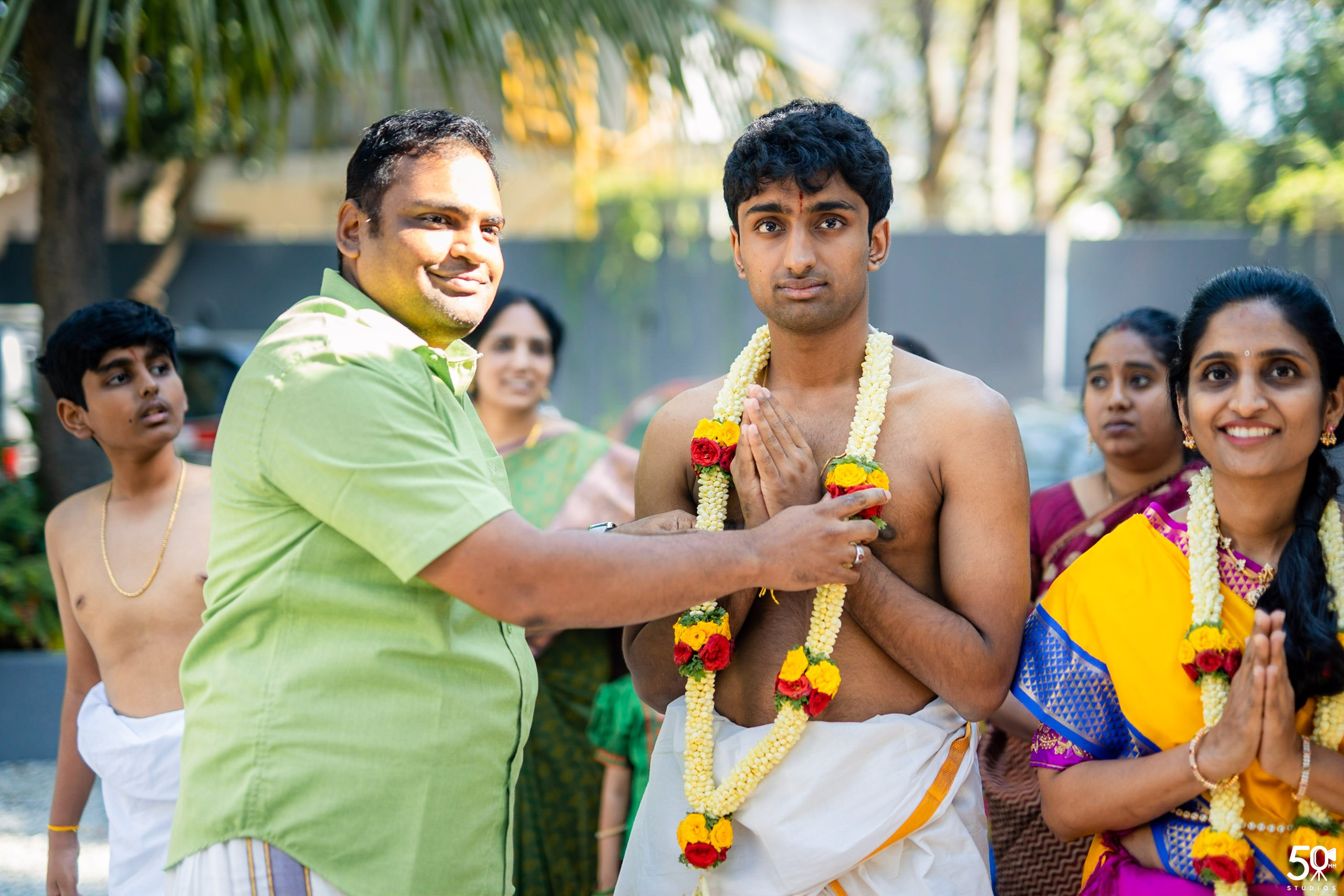 SANJAY AND SAKETH UPANAYANA. 50mm STUDIOS