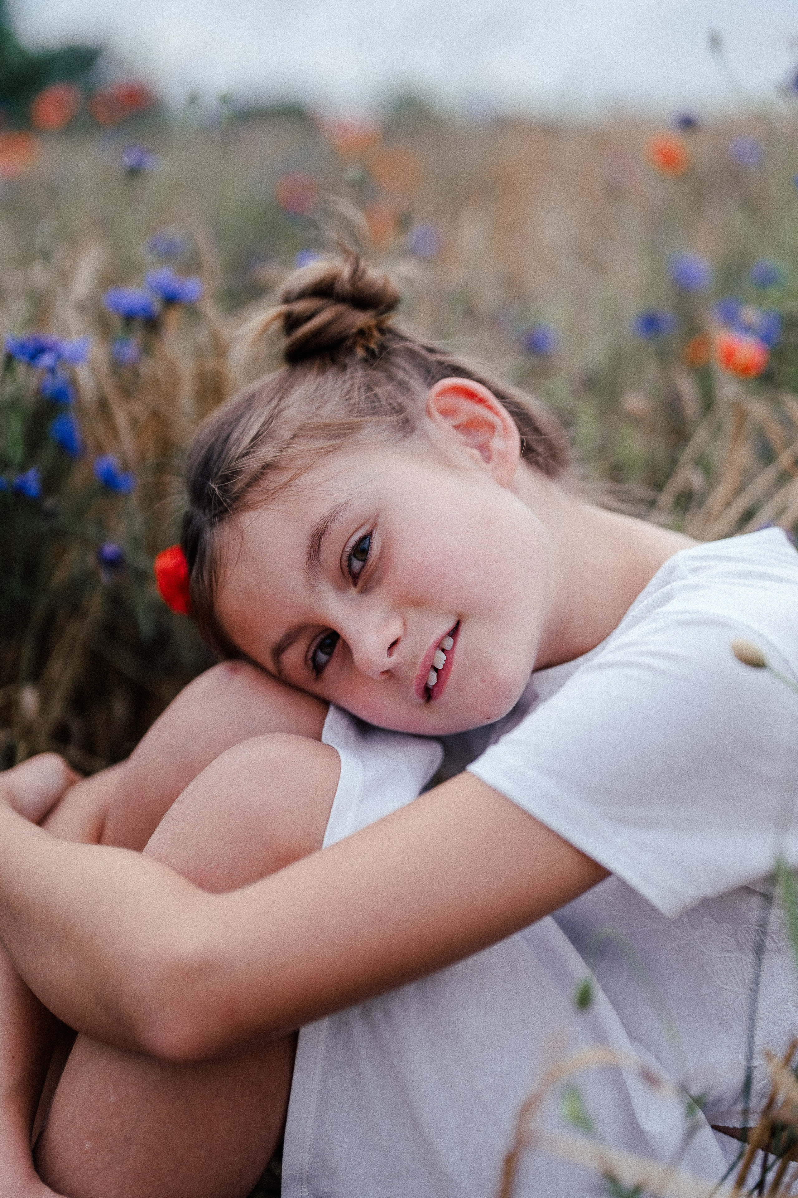 Poppy flowers. Familien, Portrait und Konzeptualfotografie in Genf, Schweiz