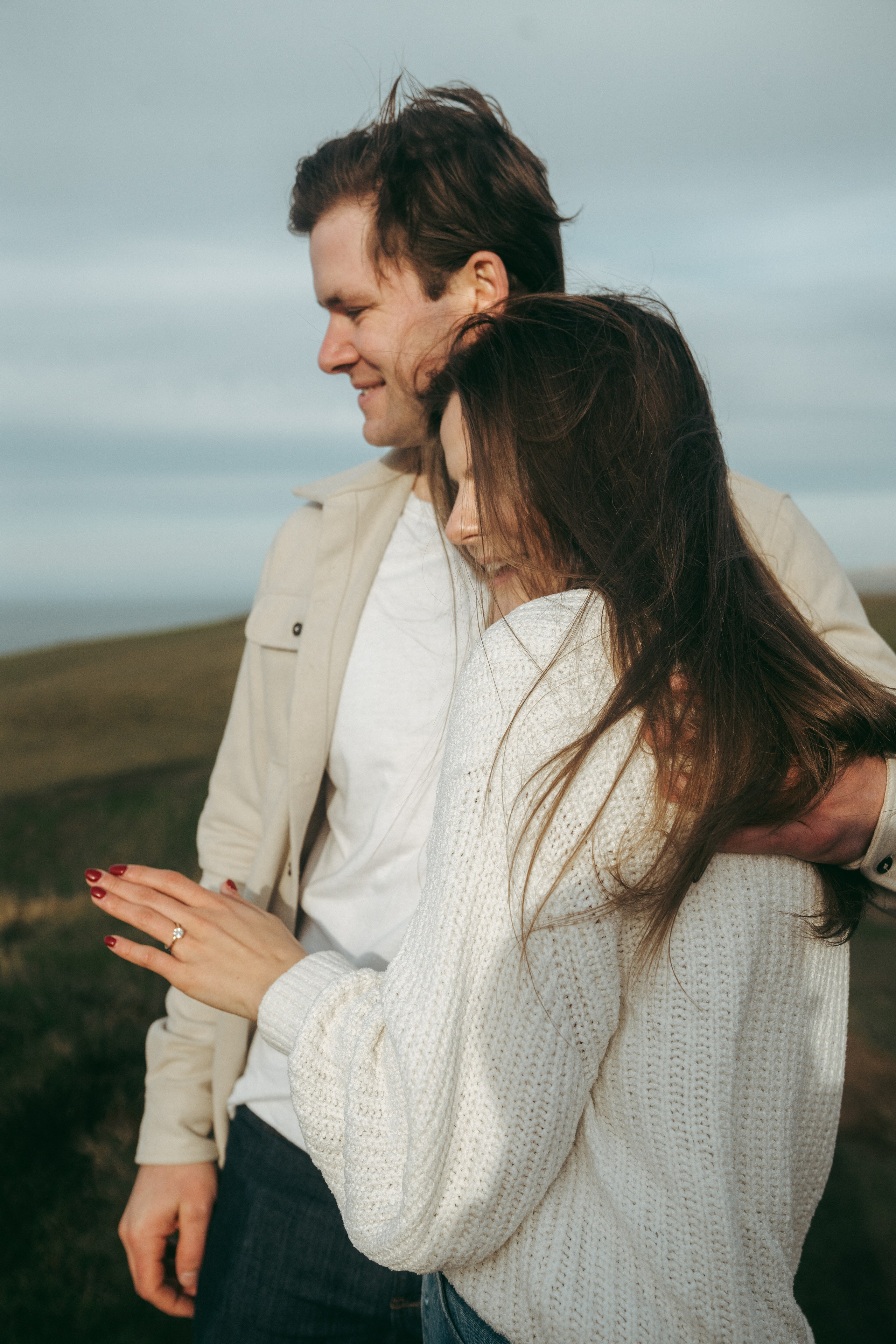 Proposal at Cliffs Moher. Wedding and family photographer Ireland