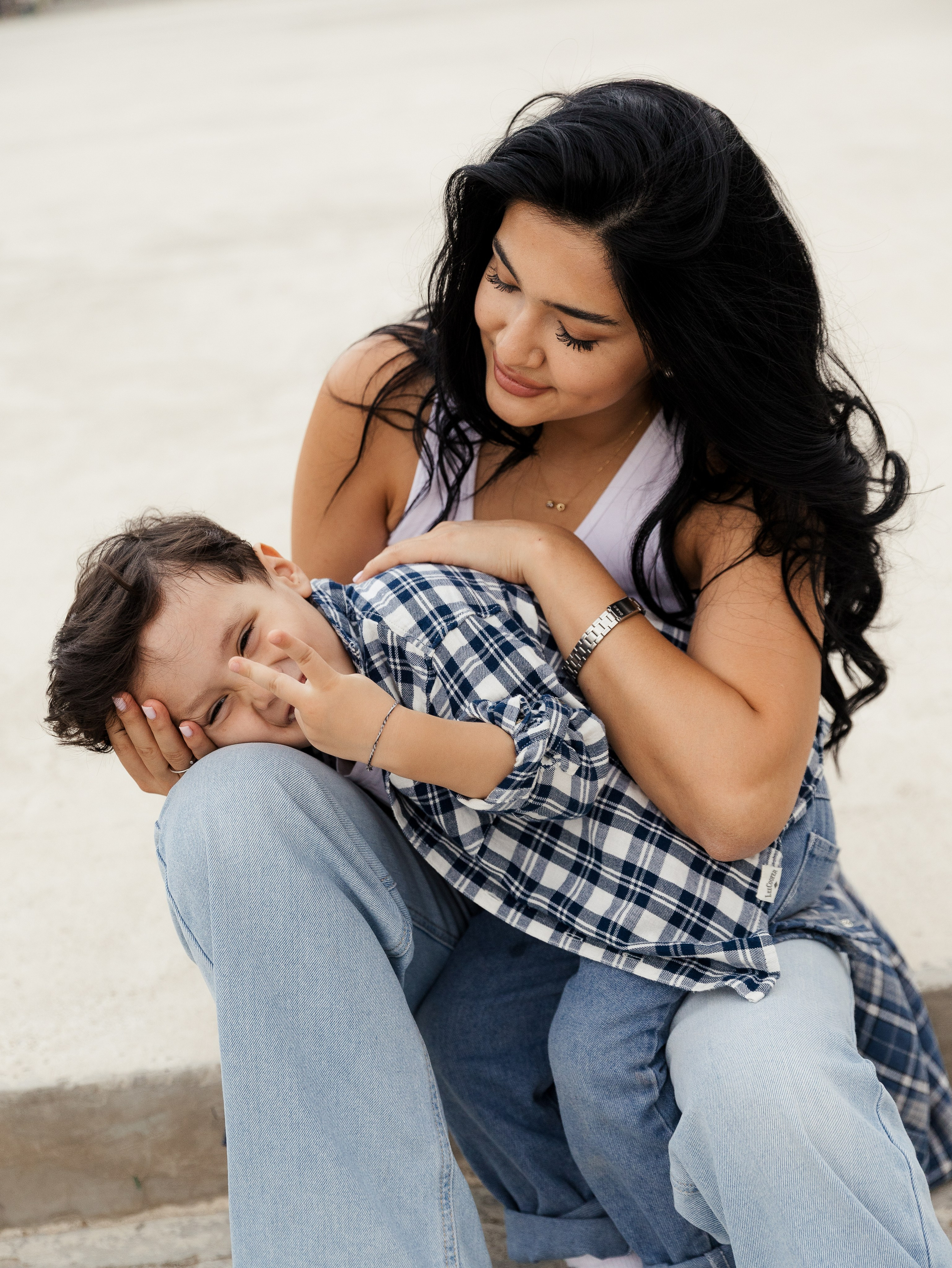 Mom and Her Little Boy. Family and wedding photographer in Bangkok, Thailand