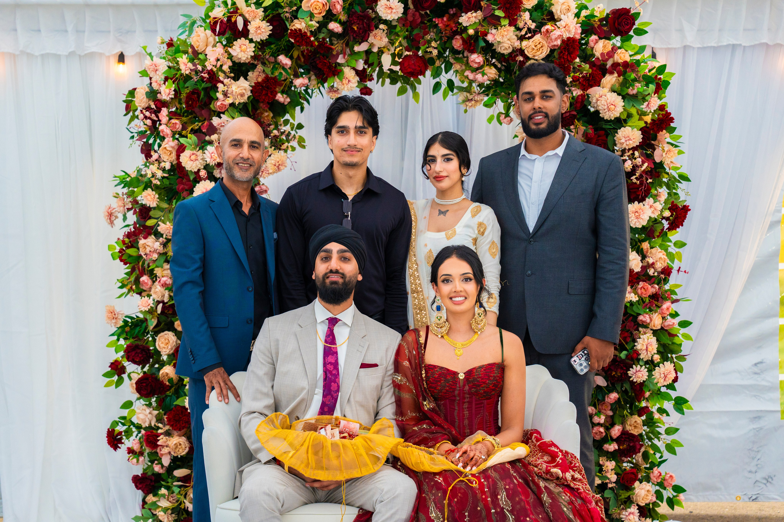 Nooreen & Jugraj. Studio Kunal Photography