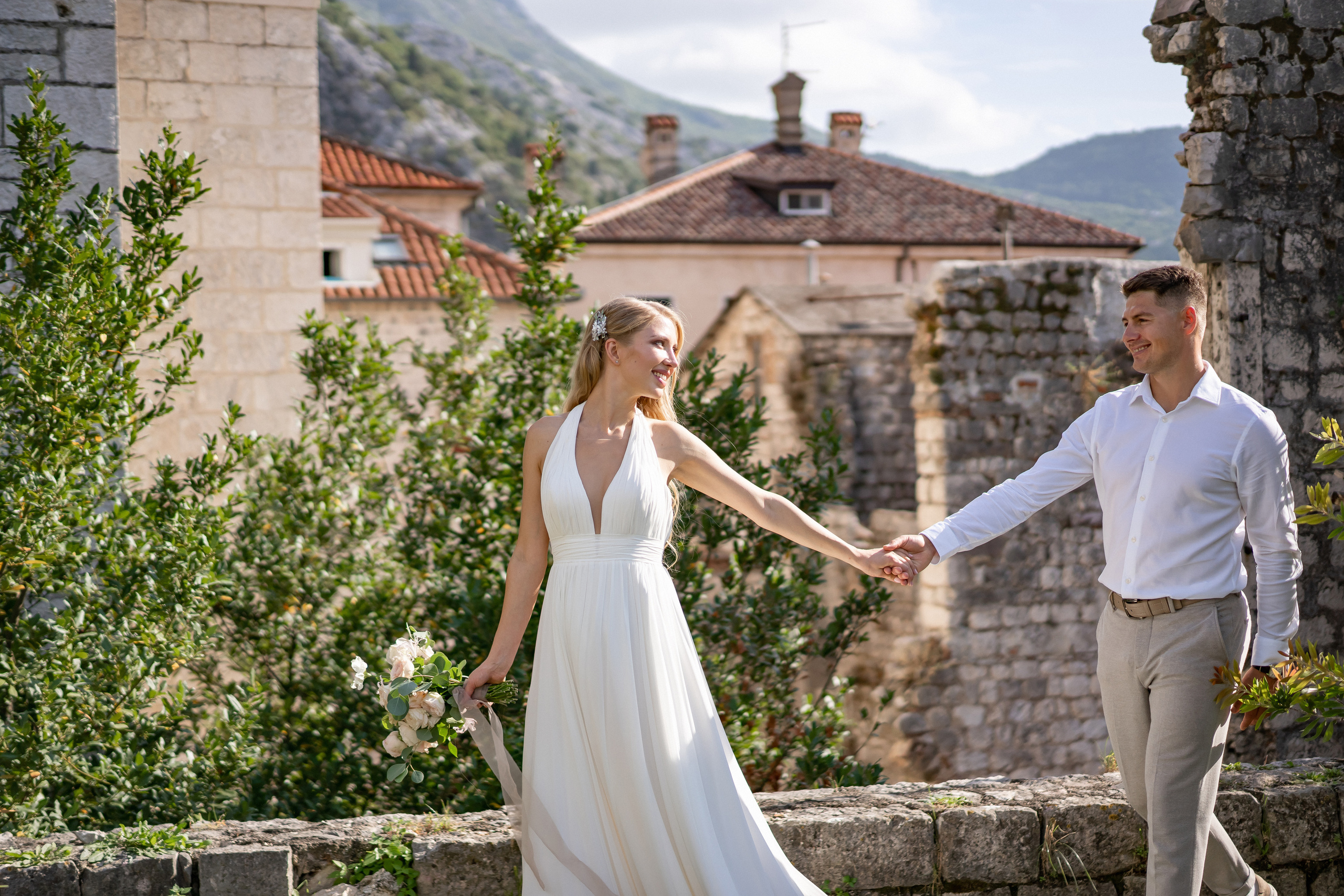 Igor ve Veronika'nın Kotor, Karadağ'da düğünü