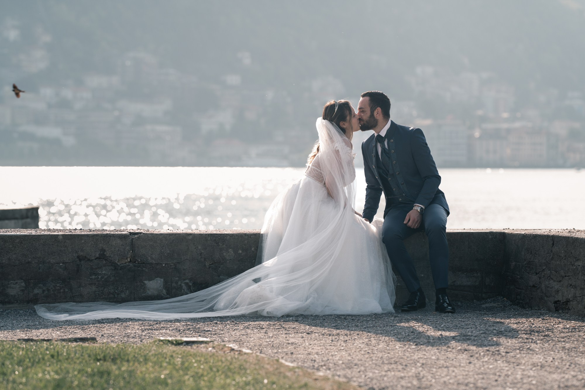 Alessia & Michael. Fotografo matrimonio Lago di Como Ferrari Media Production