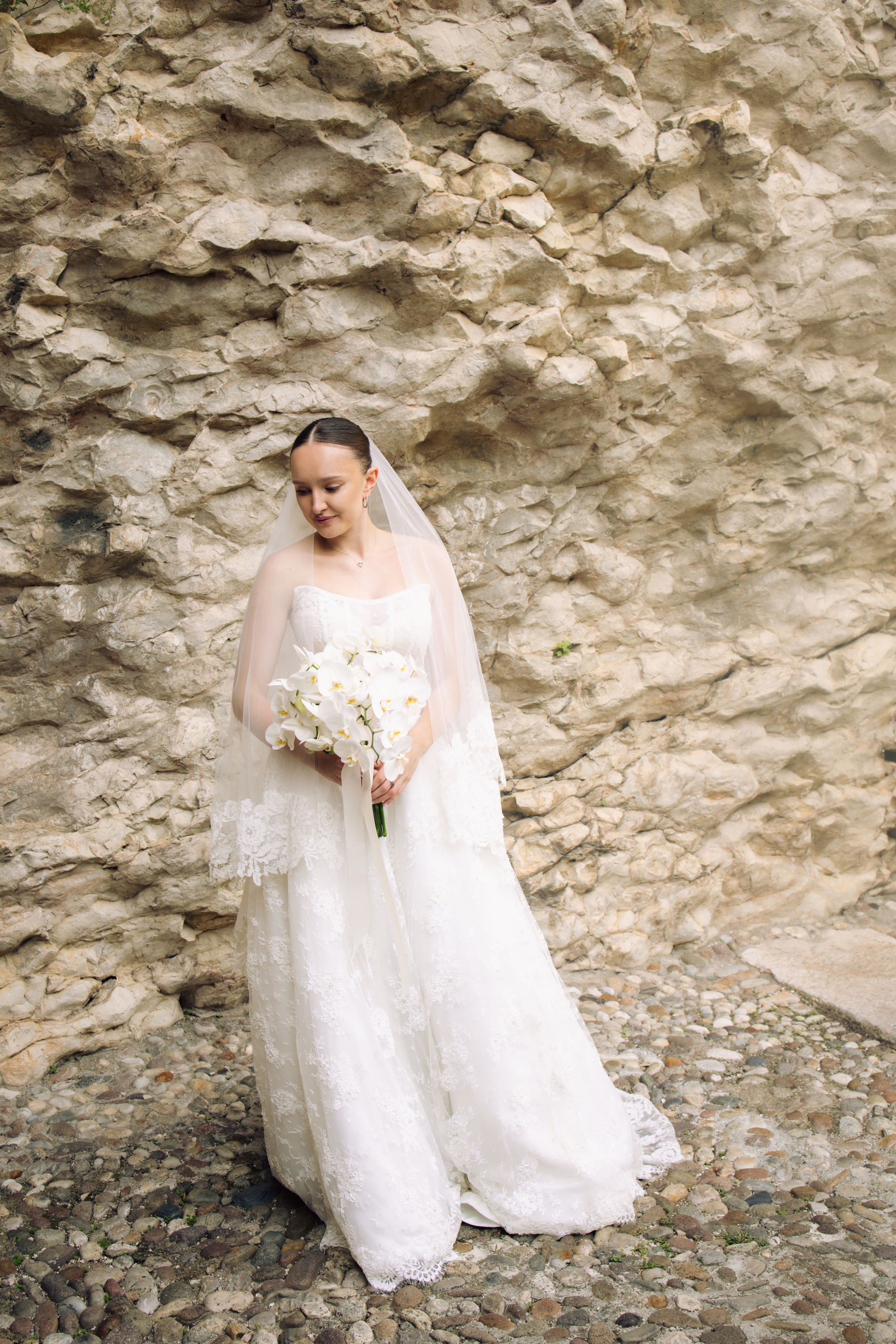 Bride portrait Lake Garda