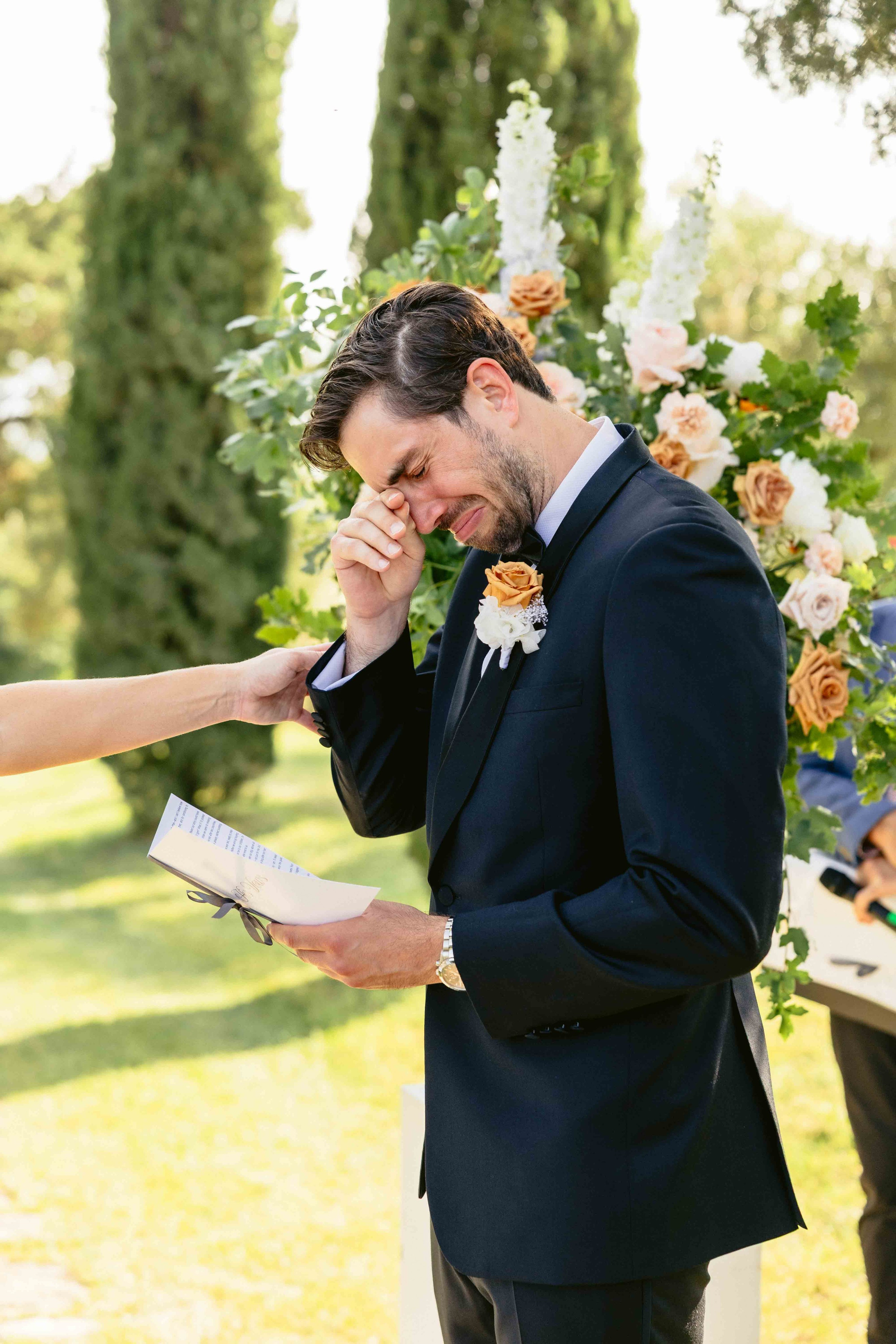 Emotional wedding at Borgo Bastia Creti, a wedding venue in Tuscany Umbria