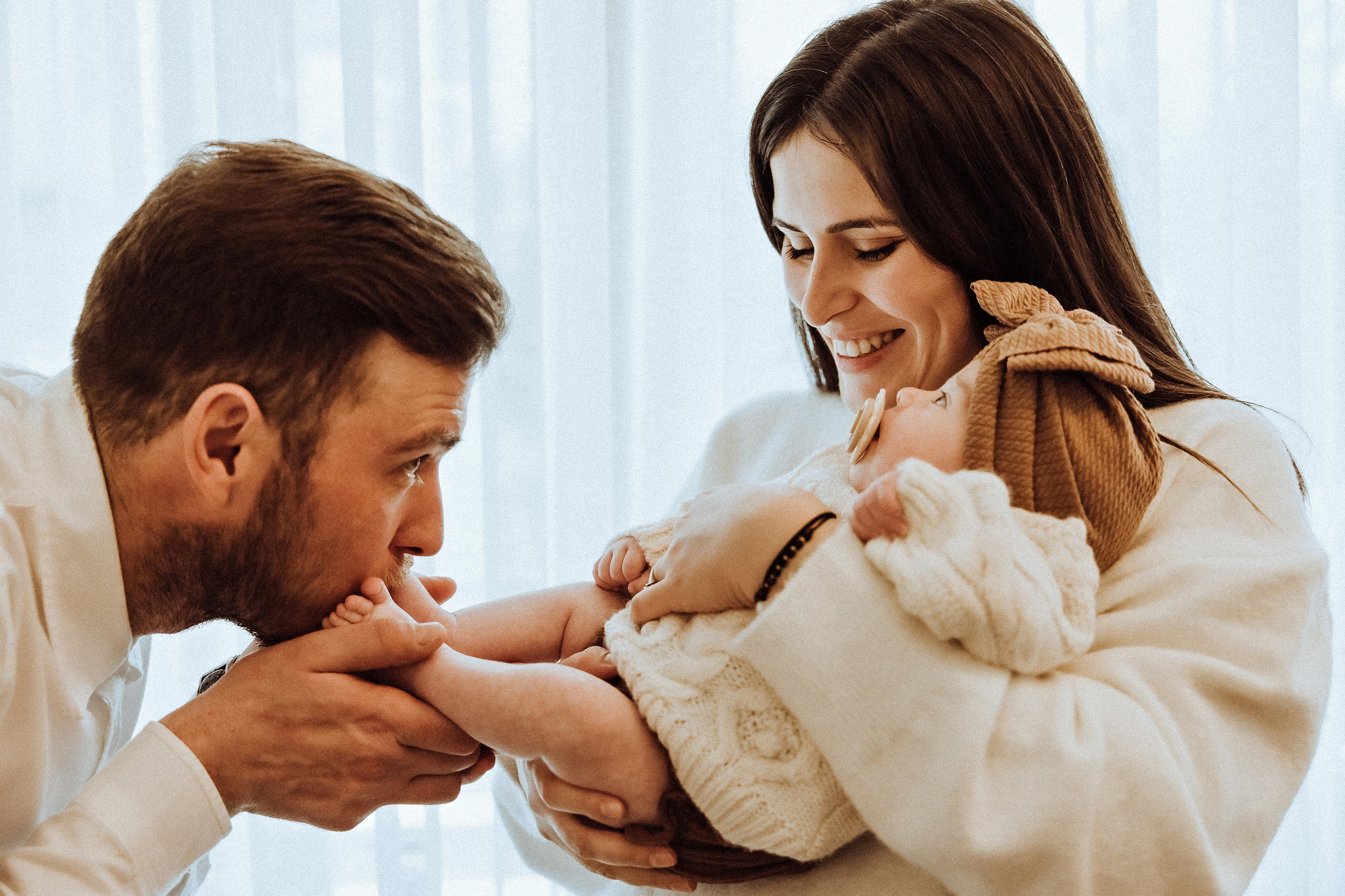 Фотосесия за новородено. Фотограф Ирина Йотова