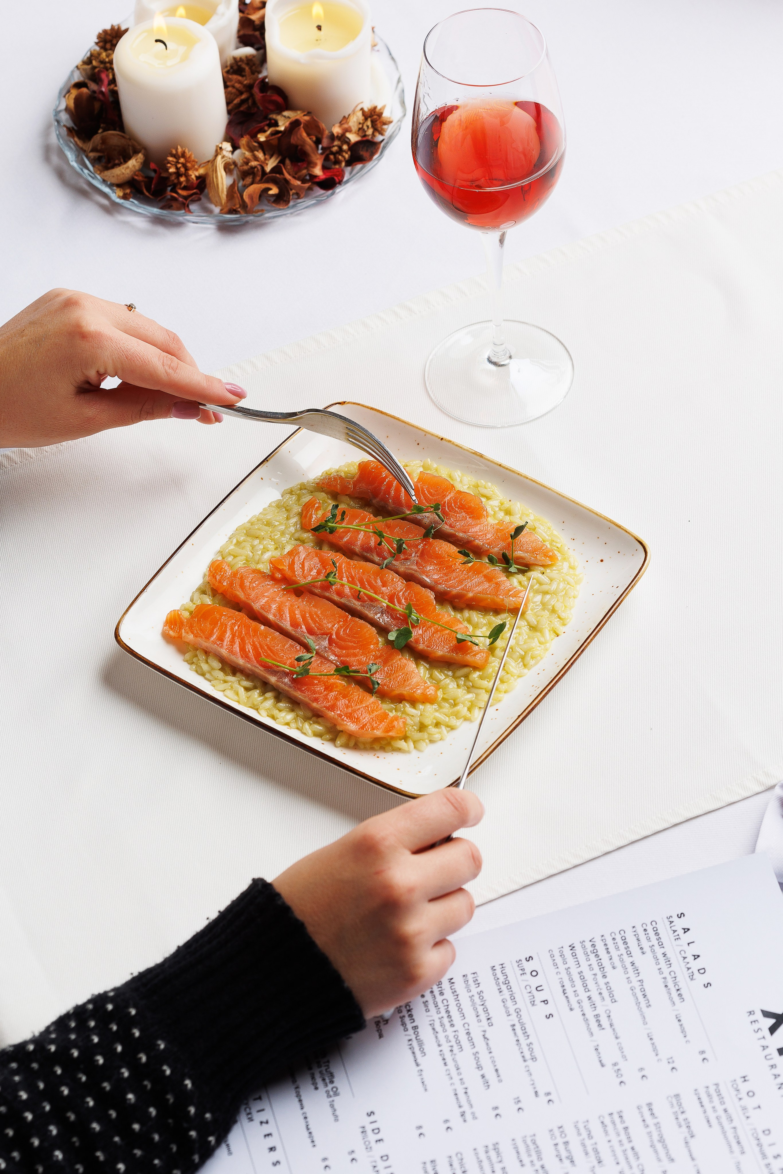 Фотосъемка меню. Фотограф в Черногории Андрей Свитайло