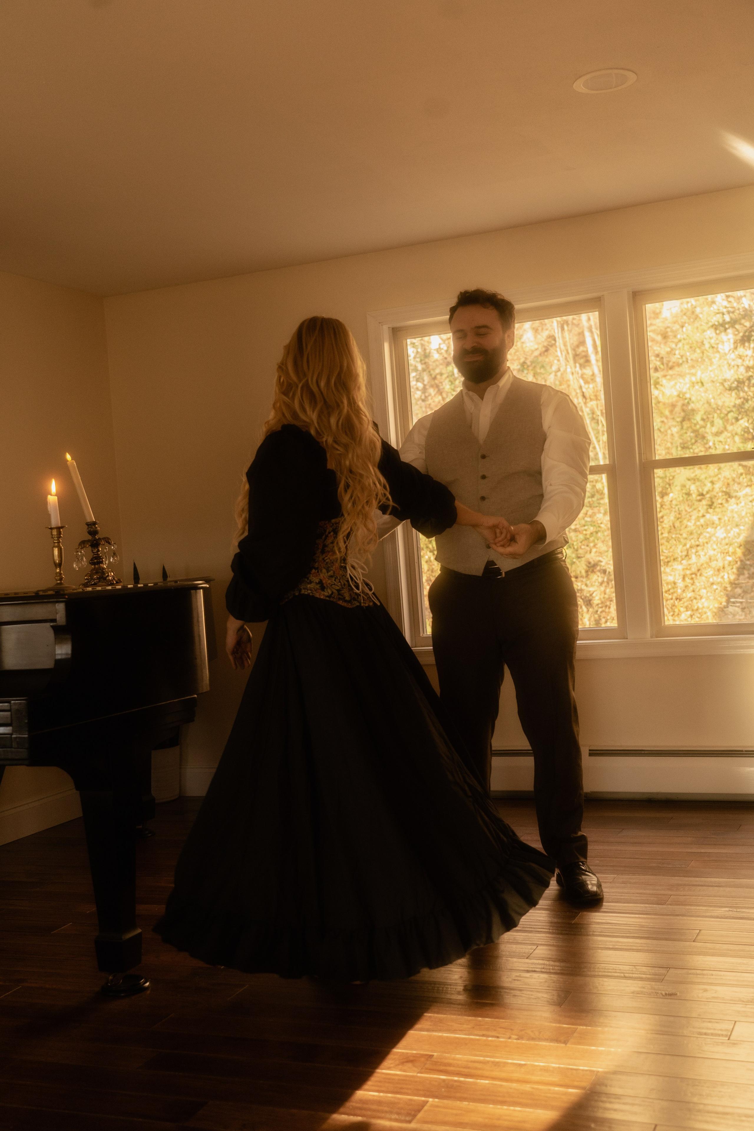 Connecticut Couple Photography — Intimate Home Session. Daria Deschain Cinematic Photography in Connecticut