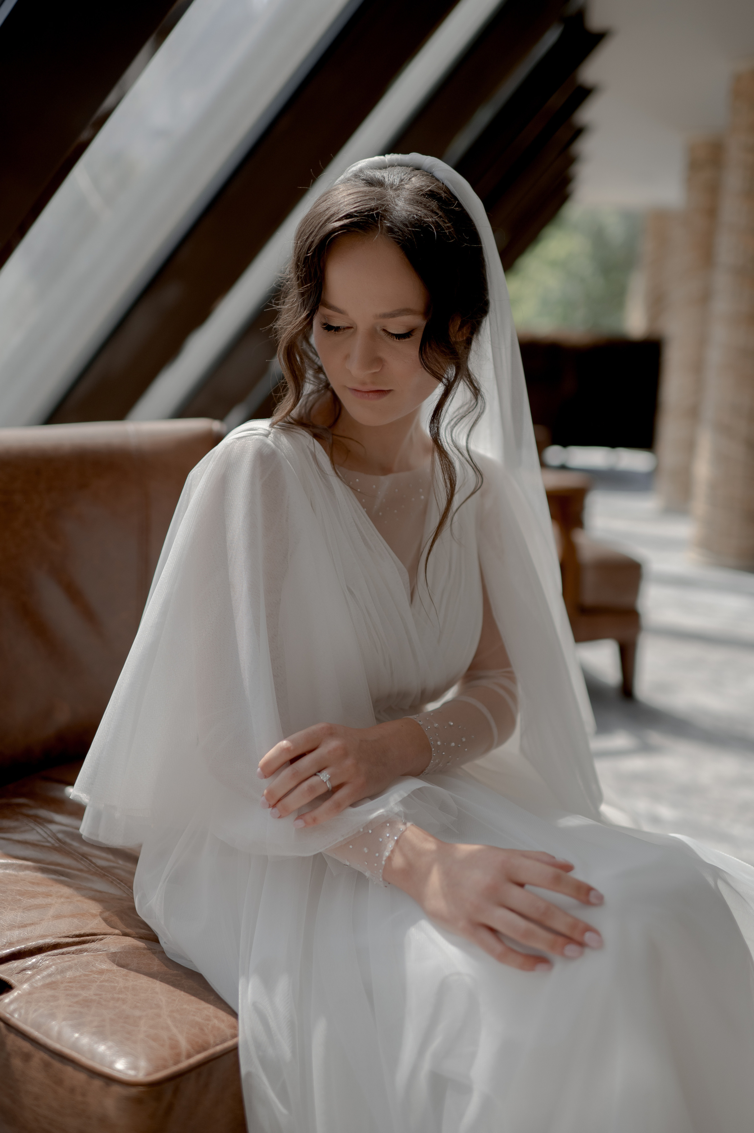 Darius and Denisa's wedding at SunGarden Resort in July, featuring Denisa in a Romana G Urmanczy wedding dress made in Cluj, with Zahav wedding bands.