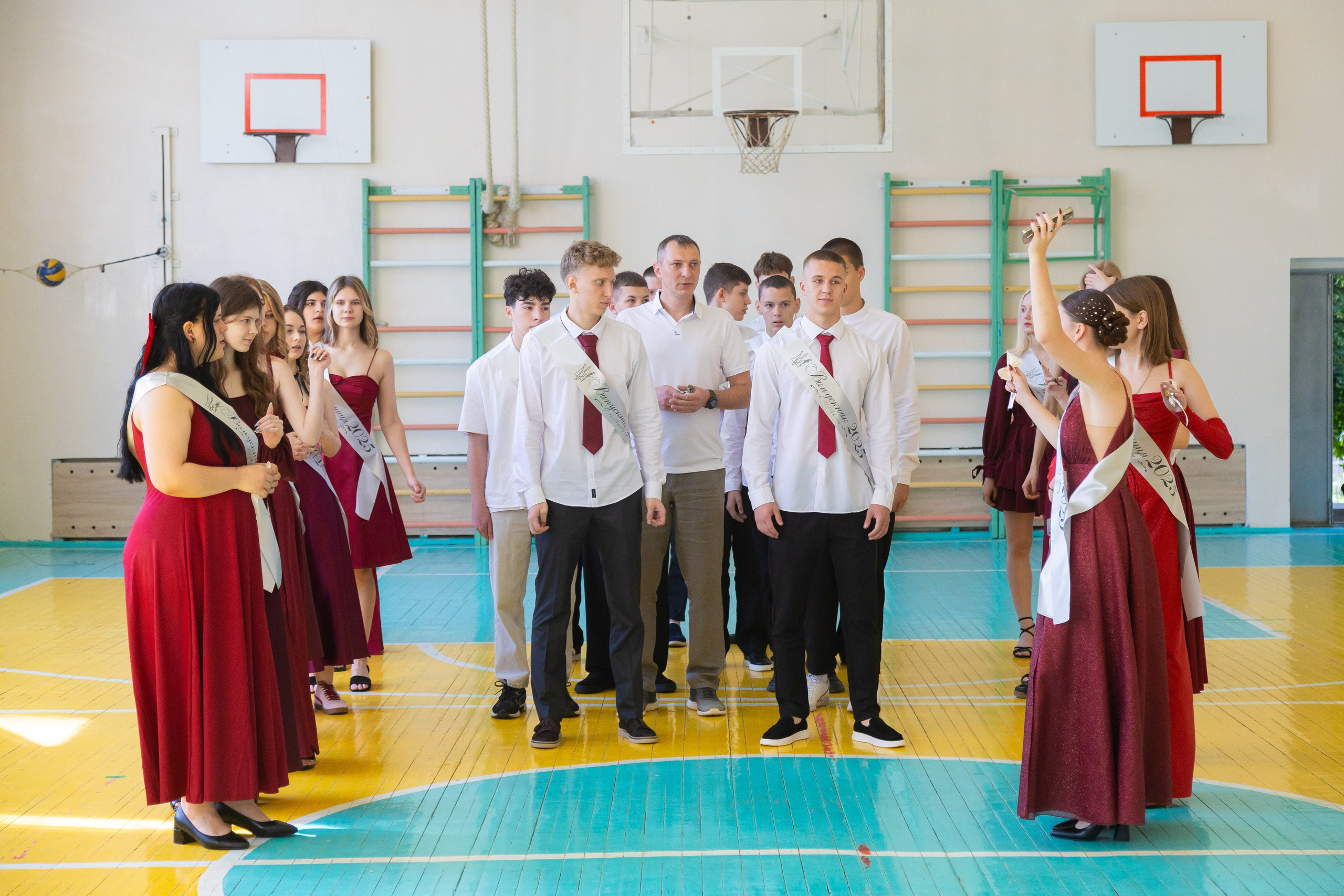 Пример фотосессии последний звонок и выпускной 11А, все в куче по очереди