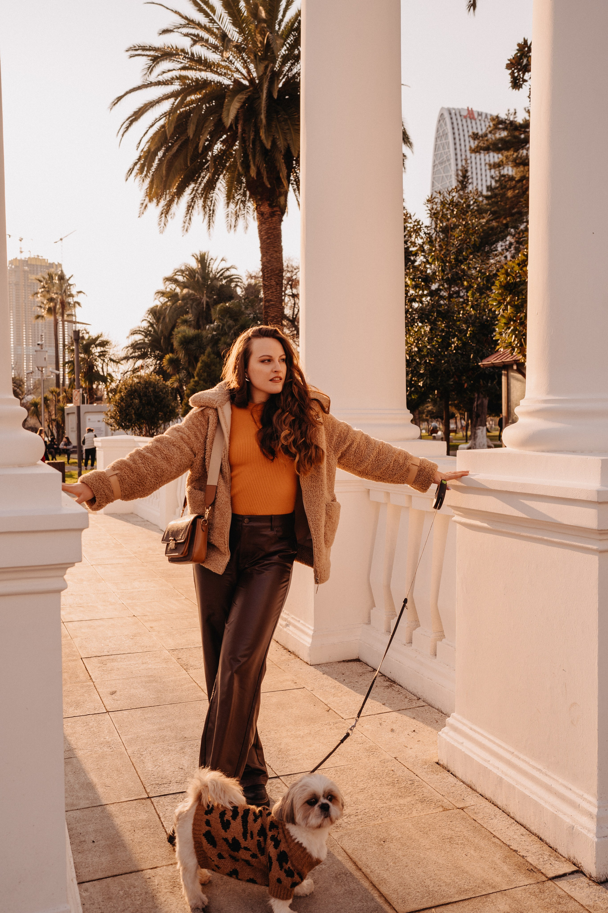 Фотосессия с собакой в Батуми. Портретный и свадебный фотограф в Батуми Валерия Азаренко